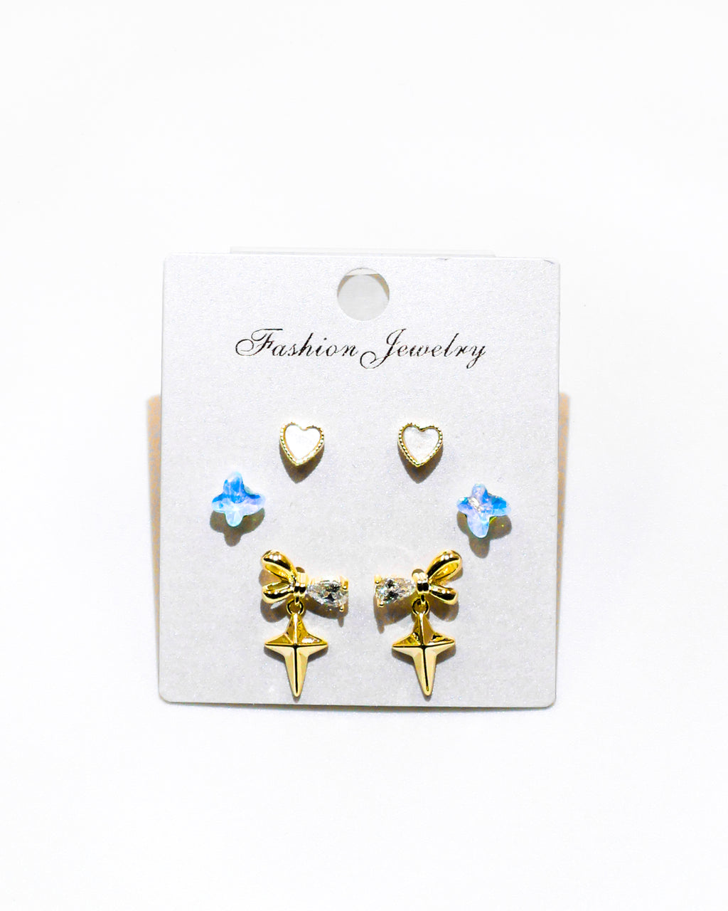 Set Aretes X3 - M3 Oro Laminado