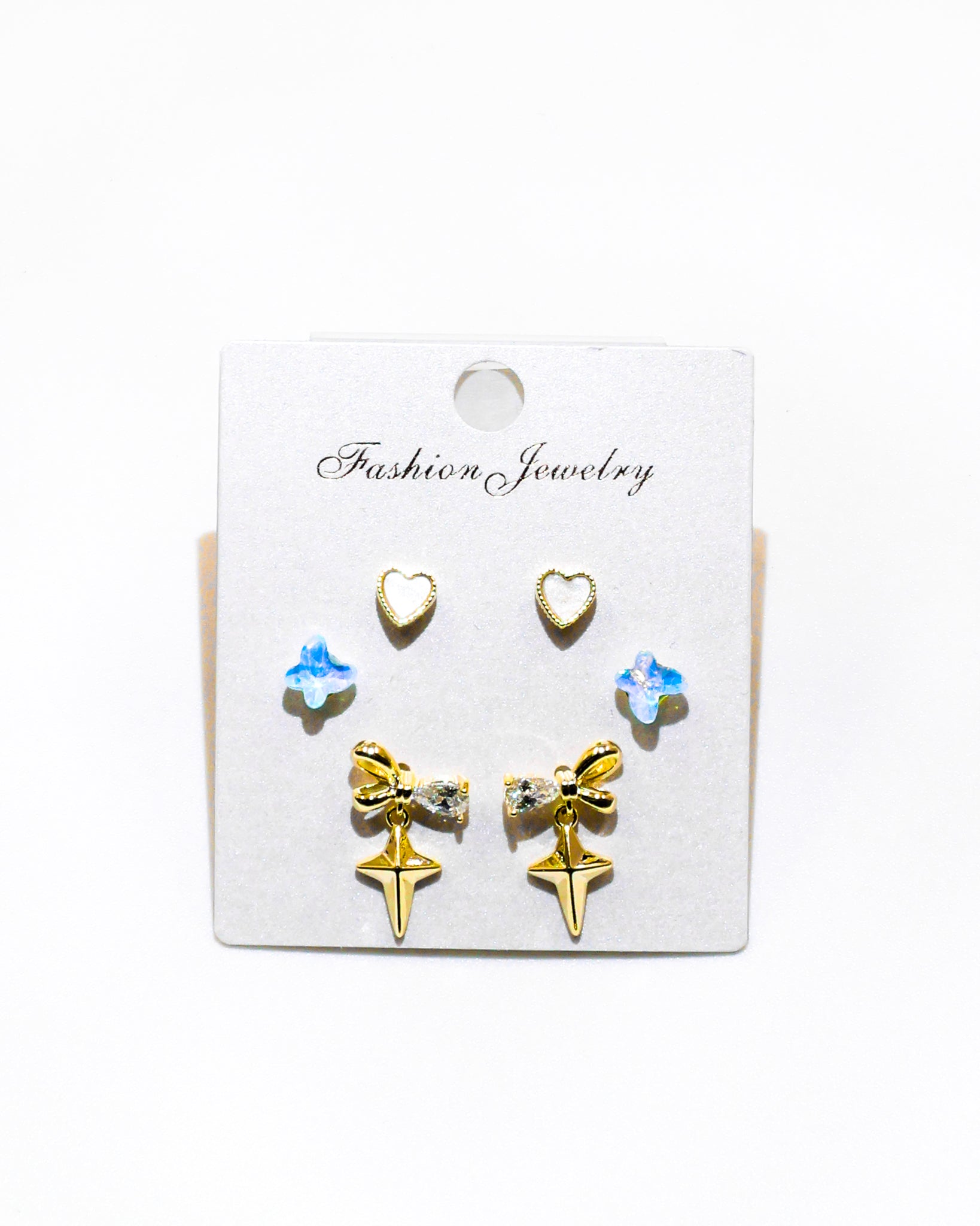Set Aretes X3 - M3 Oro Laminado