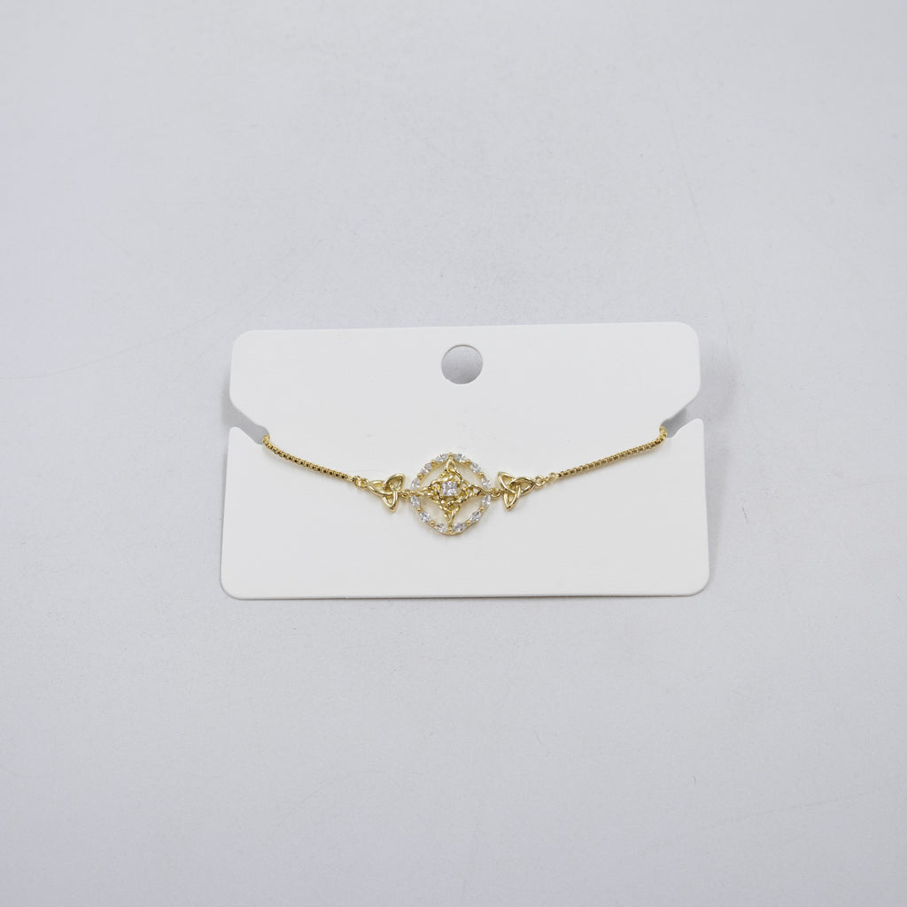 Pulsera Dorada Ansheli M23 Oro Laminado