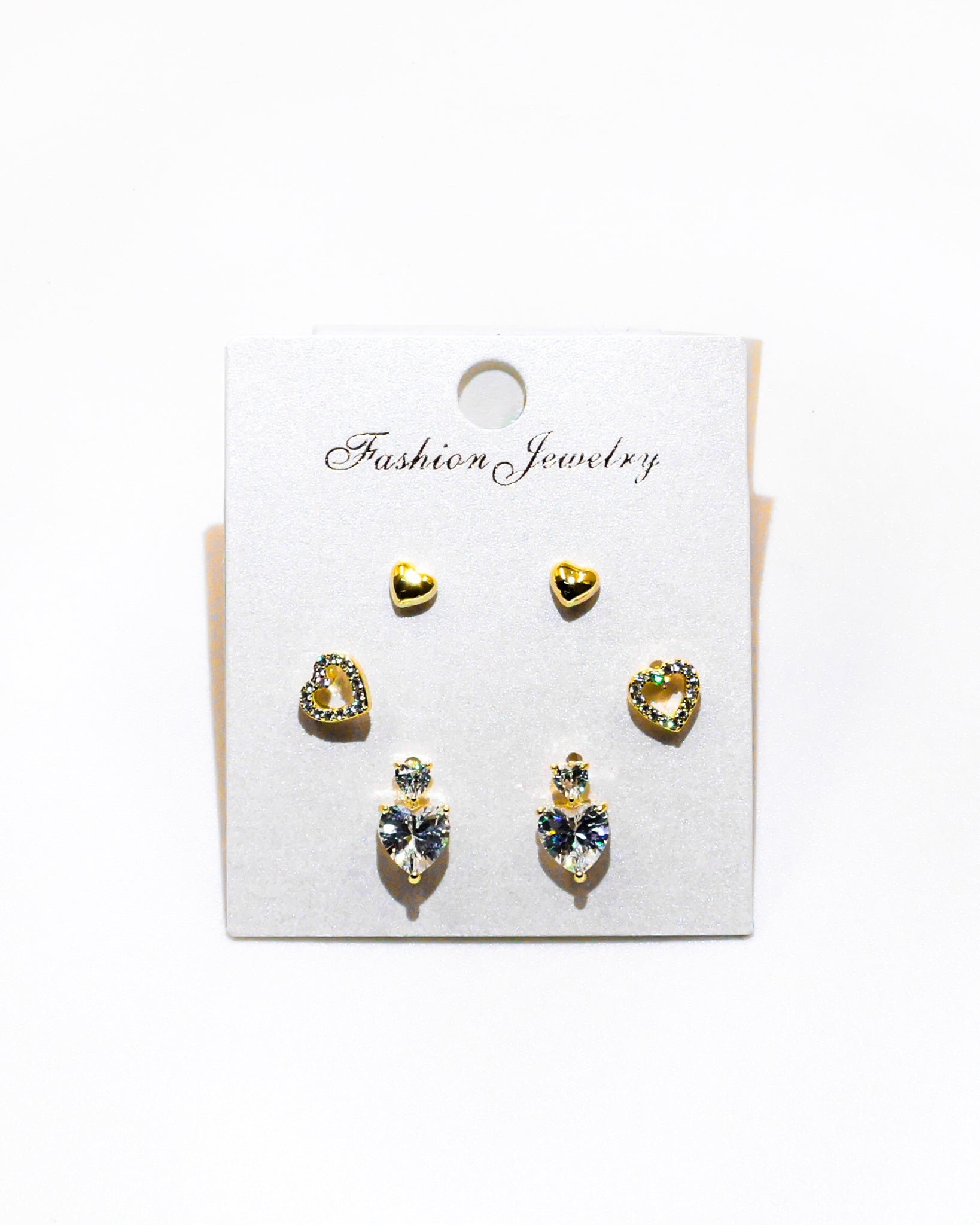 Set Aretes X3 - M8 Oro Laminado