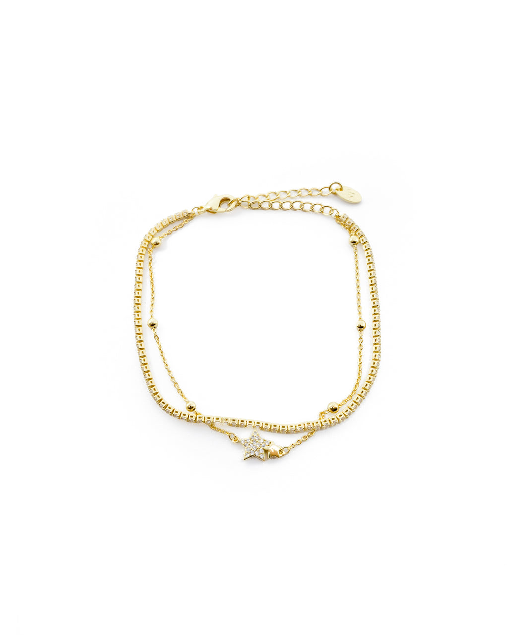 Pulsera Dorada Ansheli M8 - Oro Laminado