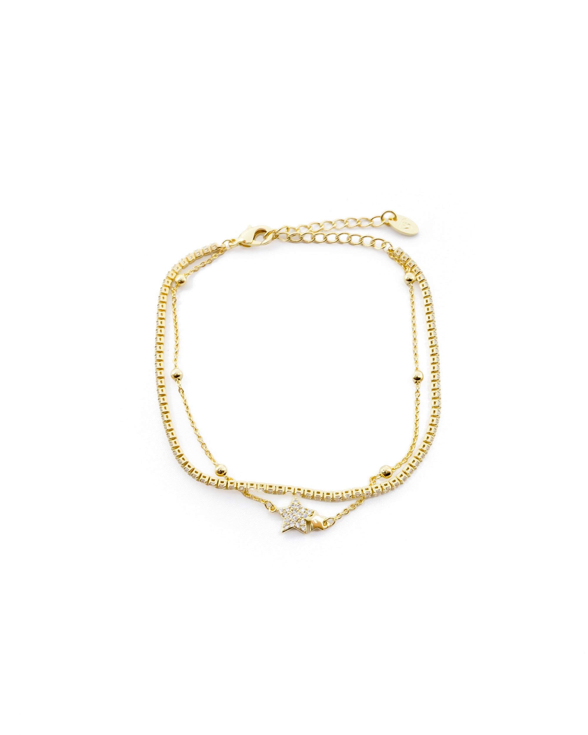 Pulsera Dorada Ansheli M8 - Oro Laminado