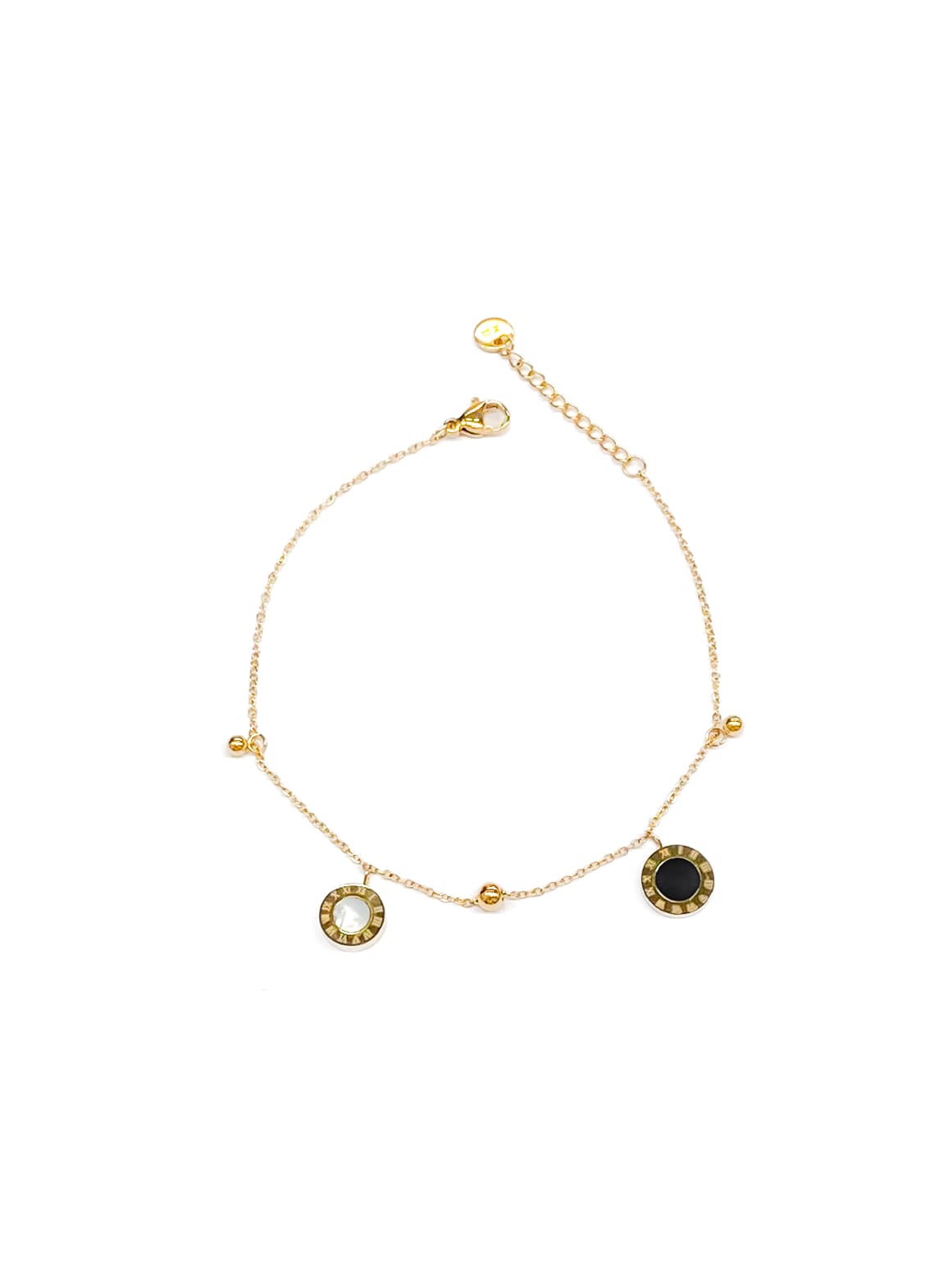 Pulsera Dorada con Dije - M1 Oro Laminado