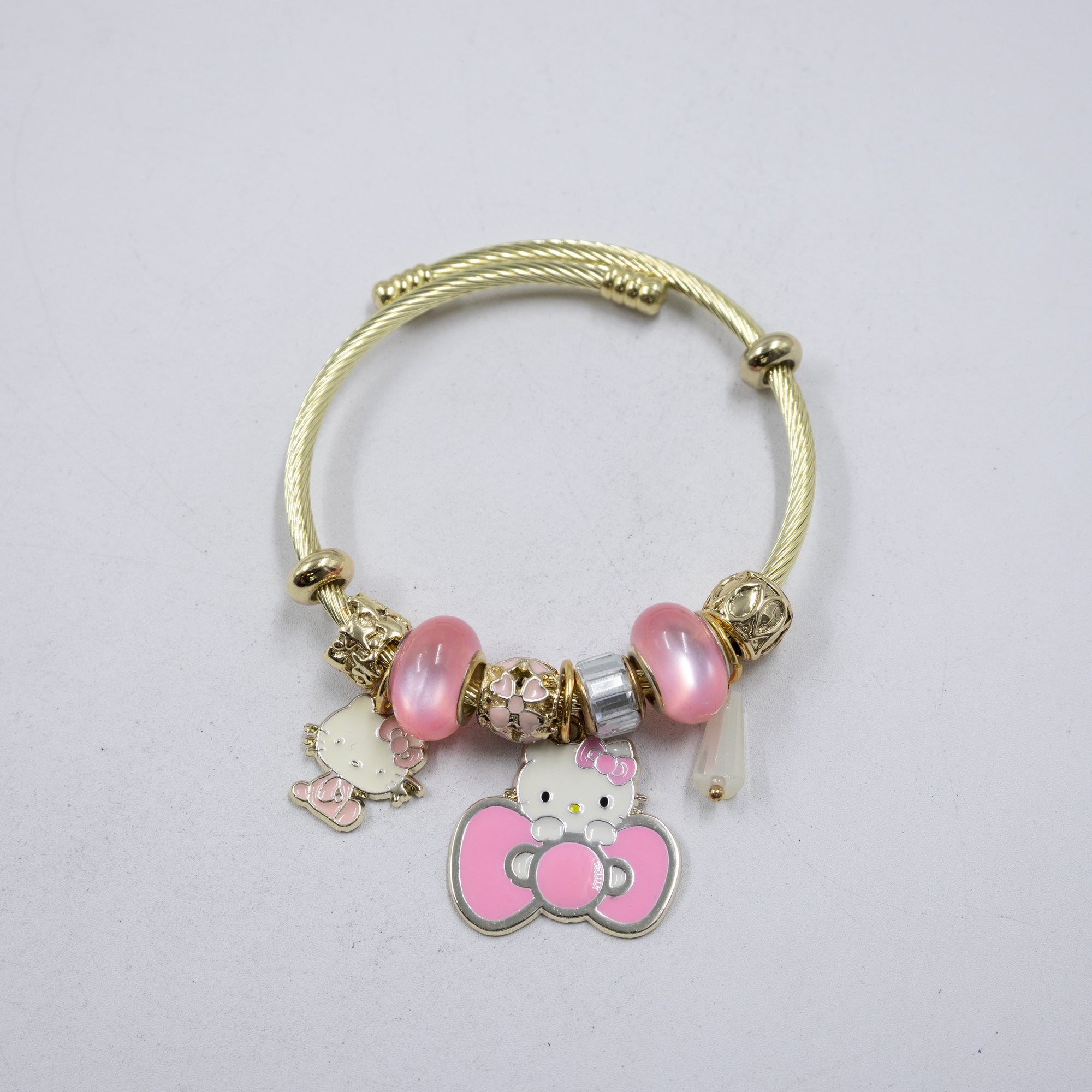 Pulsera tipo Pandora M5 Oro Laminado