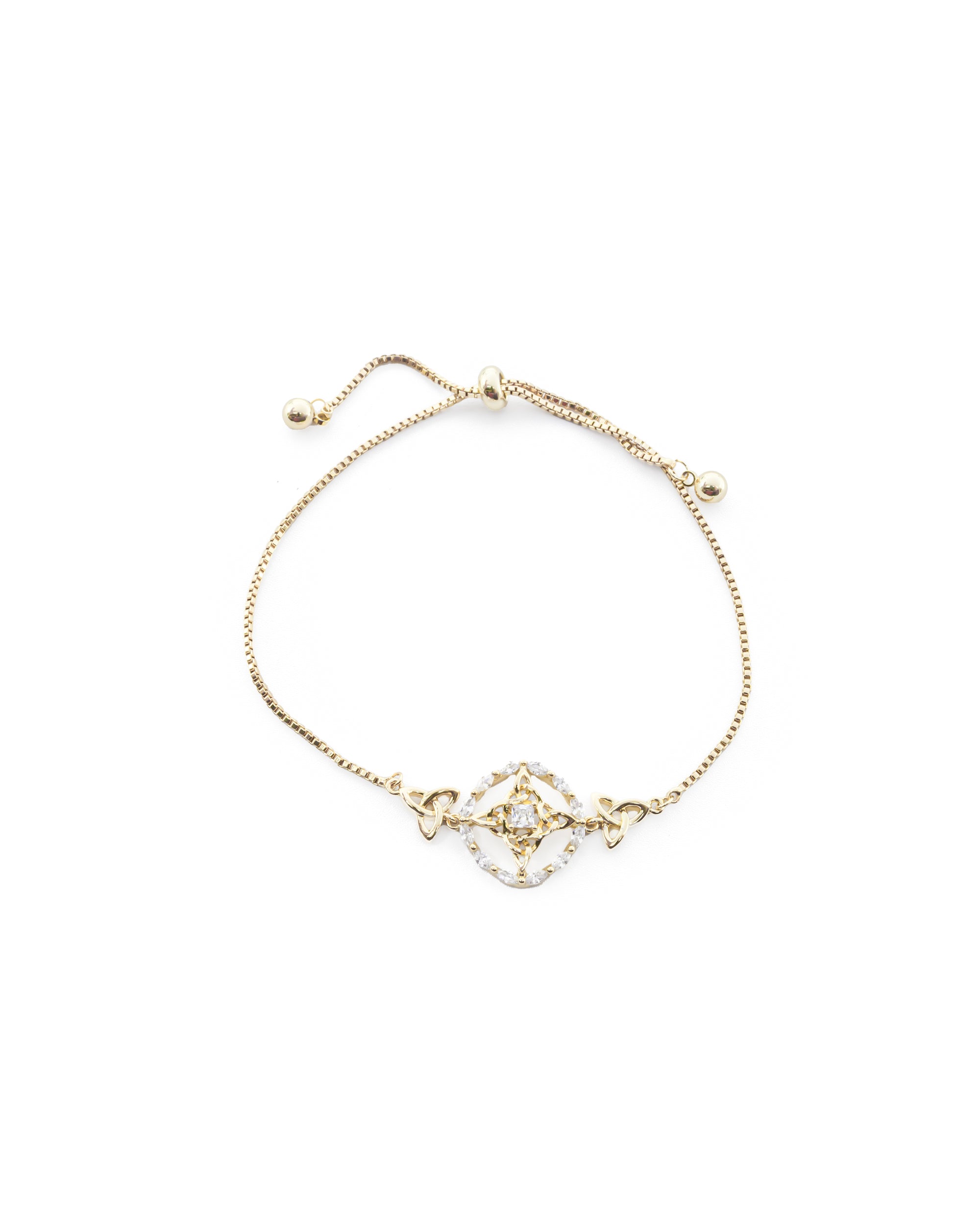 Pulsera Dorada Ansheli M14 - Oro Laminado