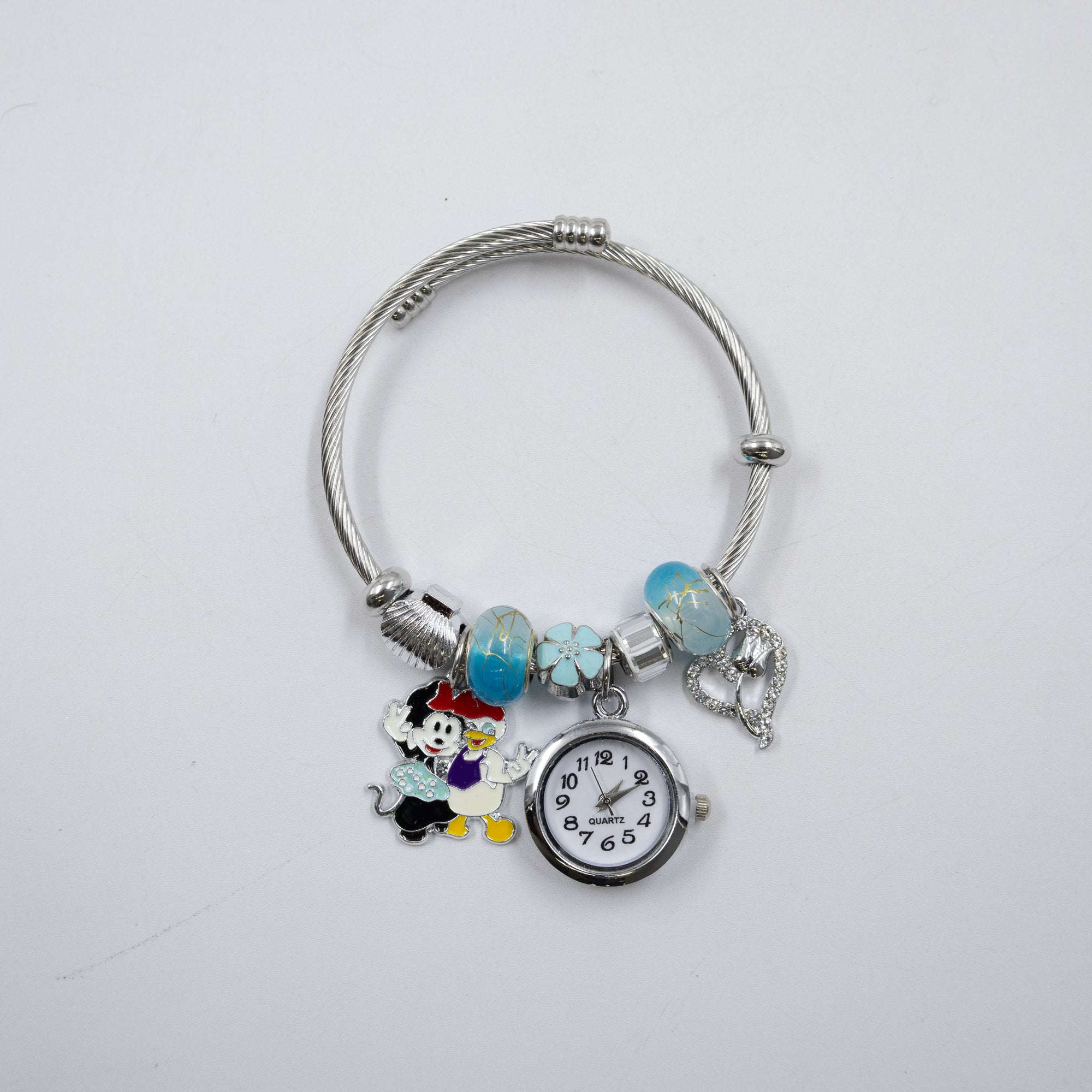 Pulsera tipo Pandora Plateadas M17 Oro Laminado