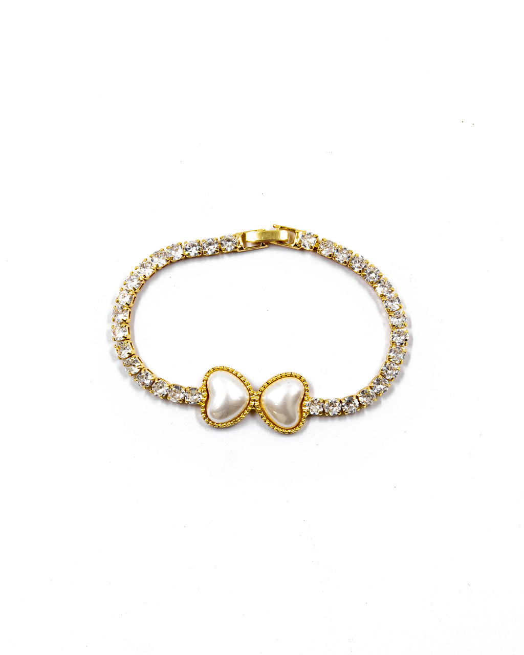 Pulsera dorada de piedras con piedra - M5 Oro Laminado