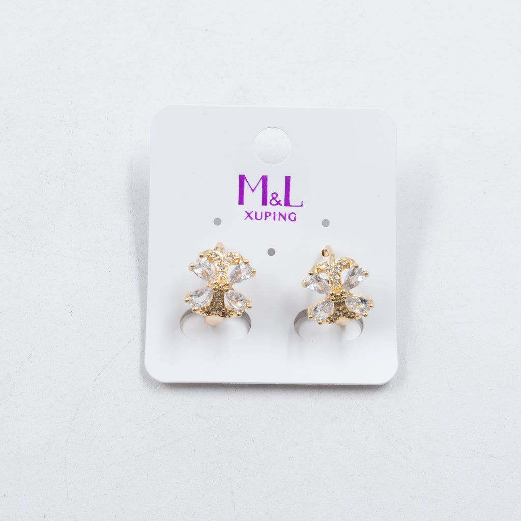 Aretes Xuping Dorados M5 Oro Laminado
