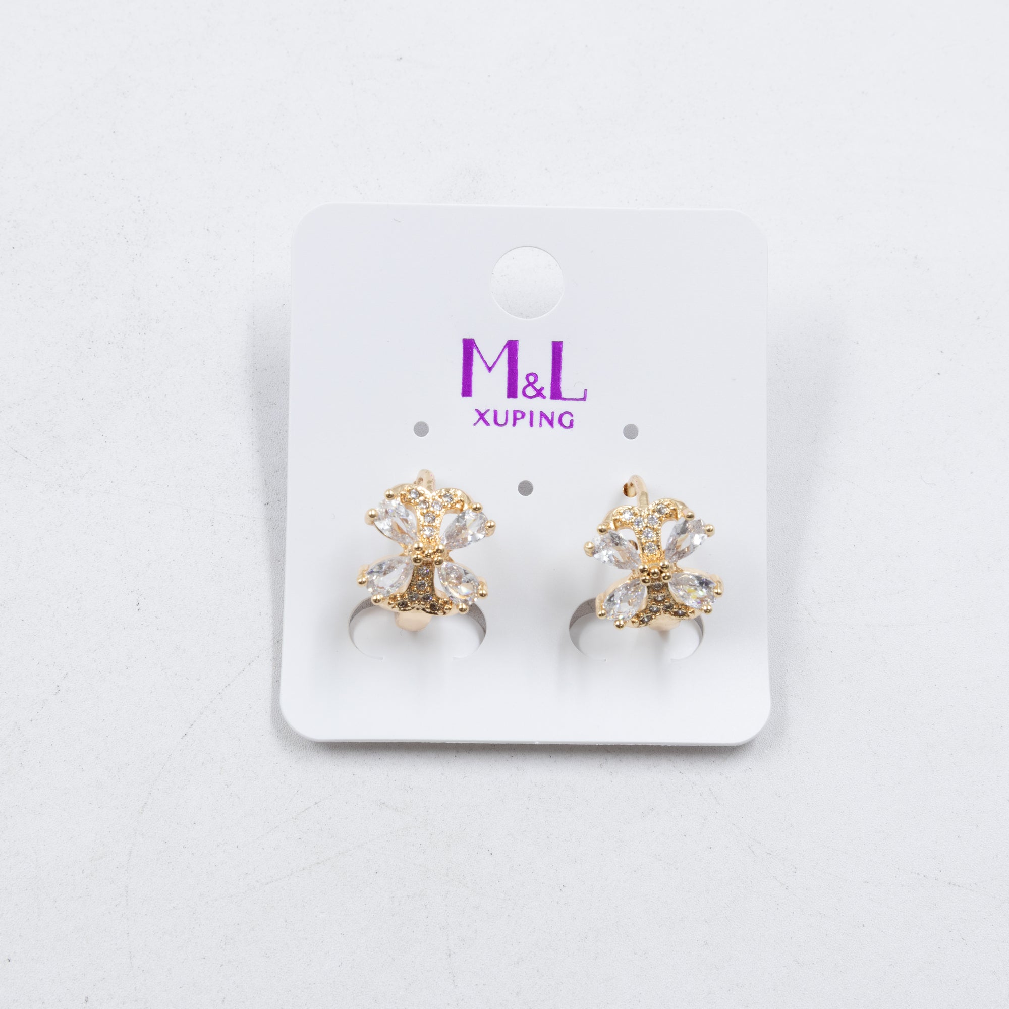 Aretes Xuping Dorados M5 Oro Laminado