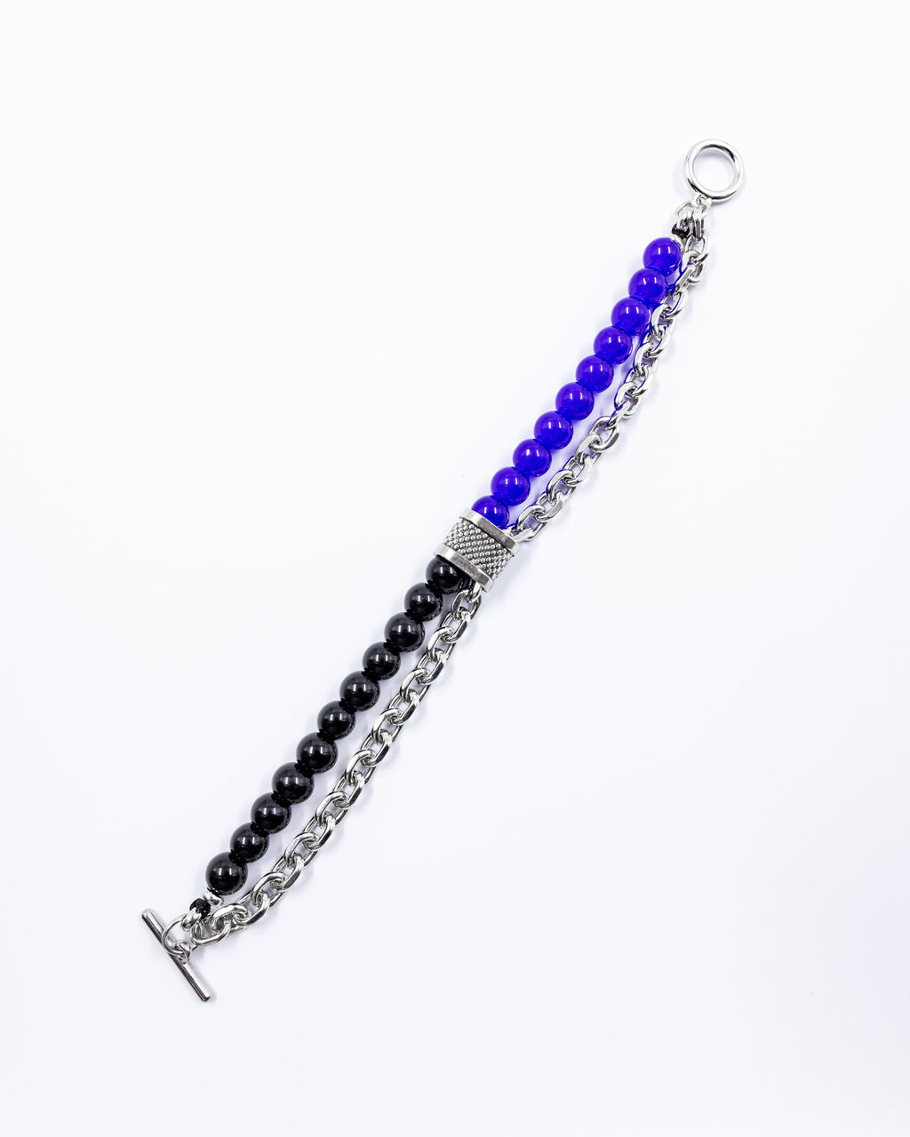 Pulsera de cuentas con Dije M6 Acero Inoxidable