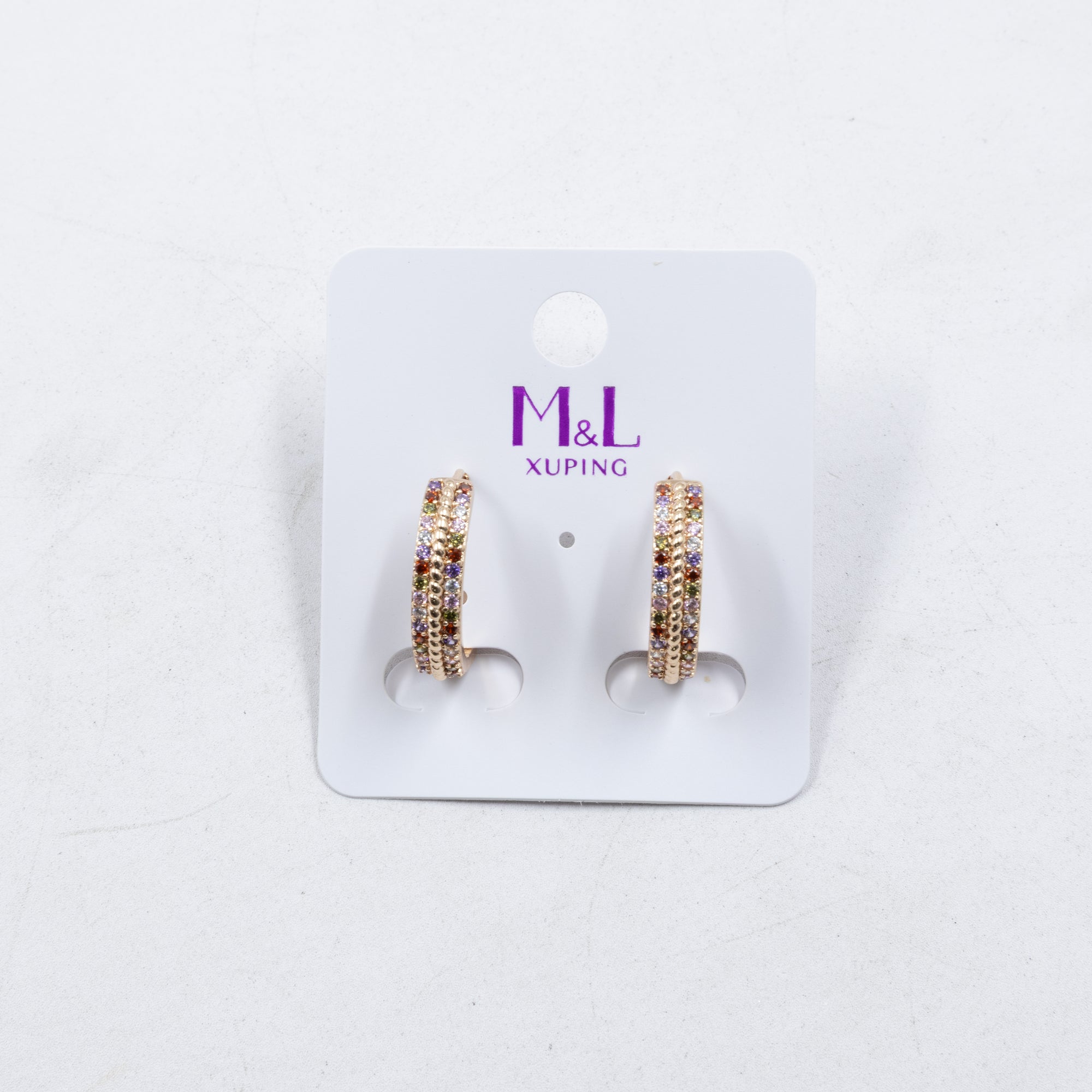 Aretes Xuping Dorados M14 Oro Laminado