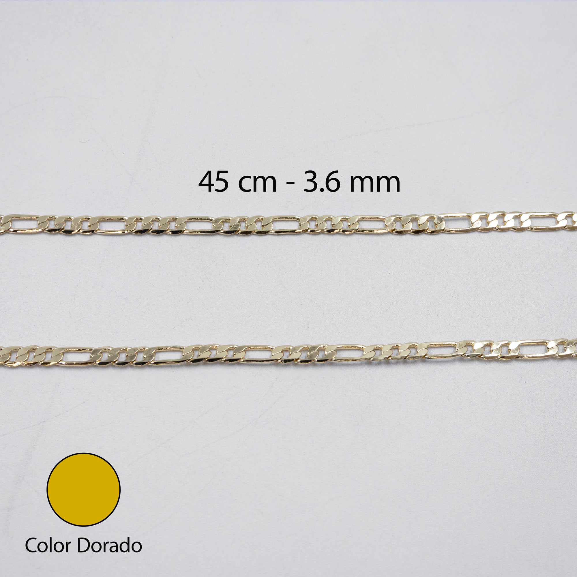 Cadenas Doradas Cartier de 45 cm M1 Oro Laminado