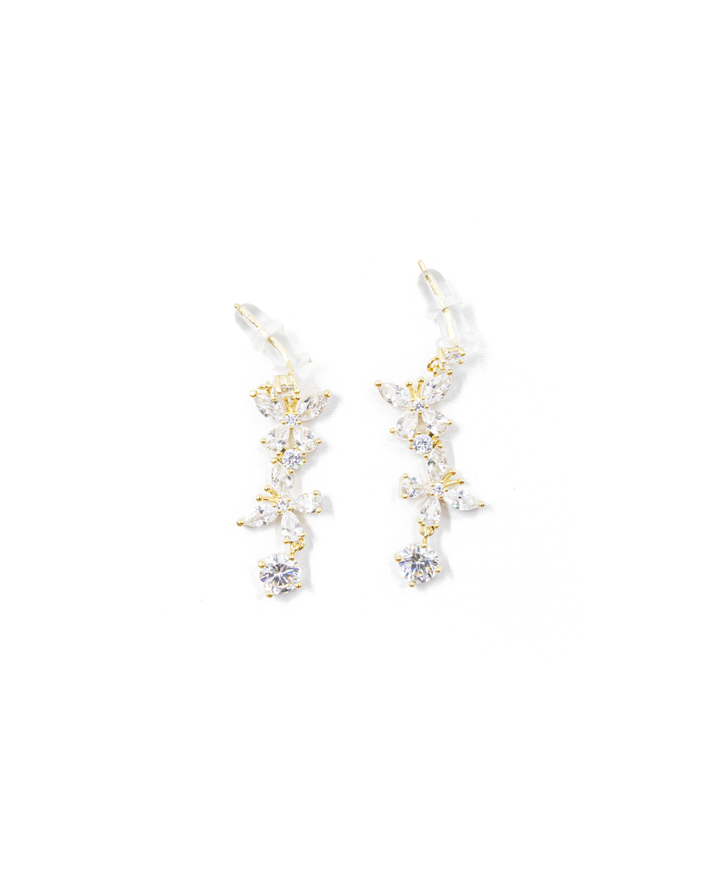 Aretes Largos Ansheli Dorados M9 Oro Laminado