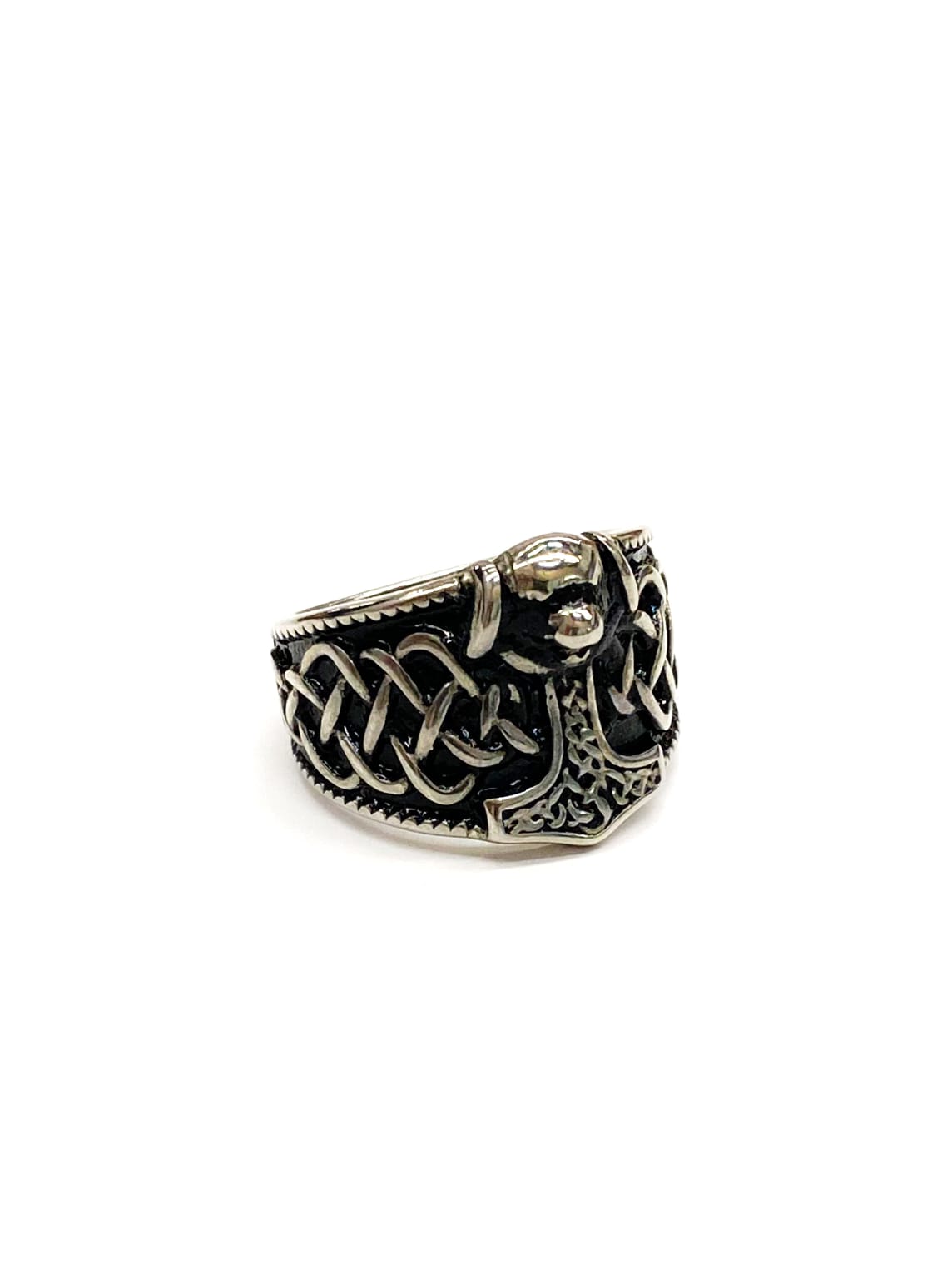 Anillo Dorado y Plateado M9 Acero Inoxidable
