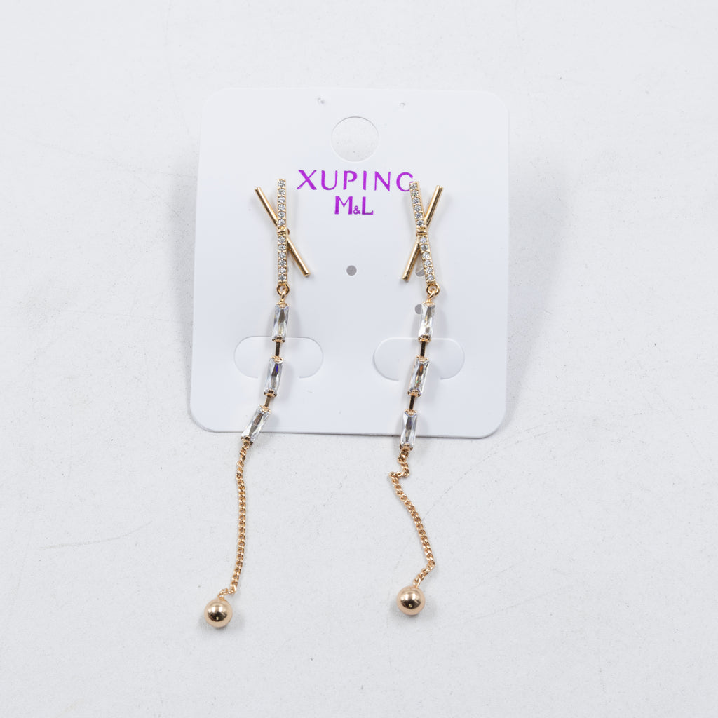 Aretes Xuping Dorados M14 Oro Laminado