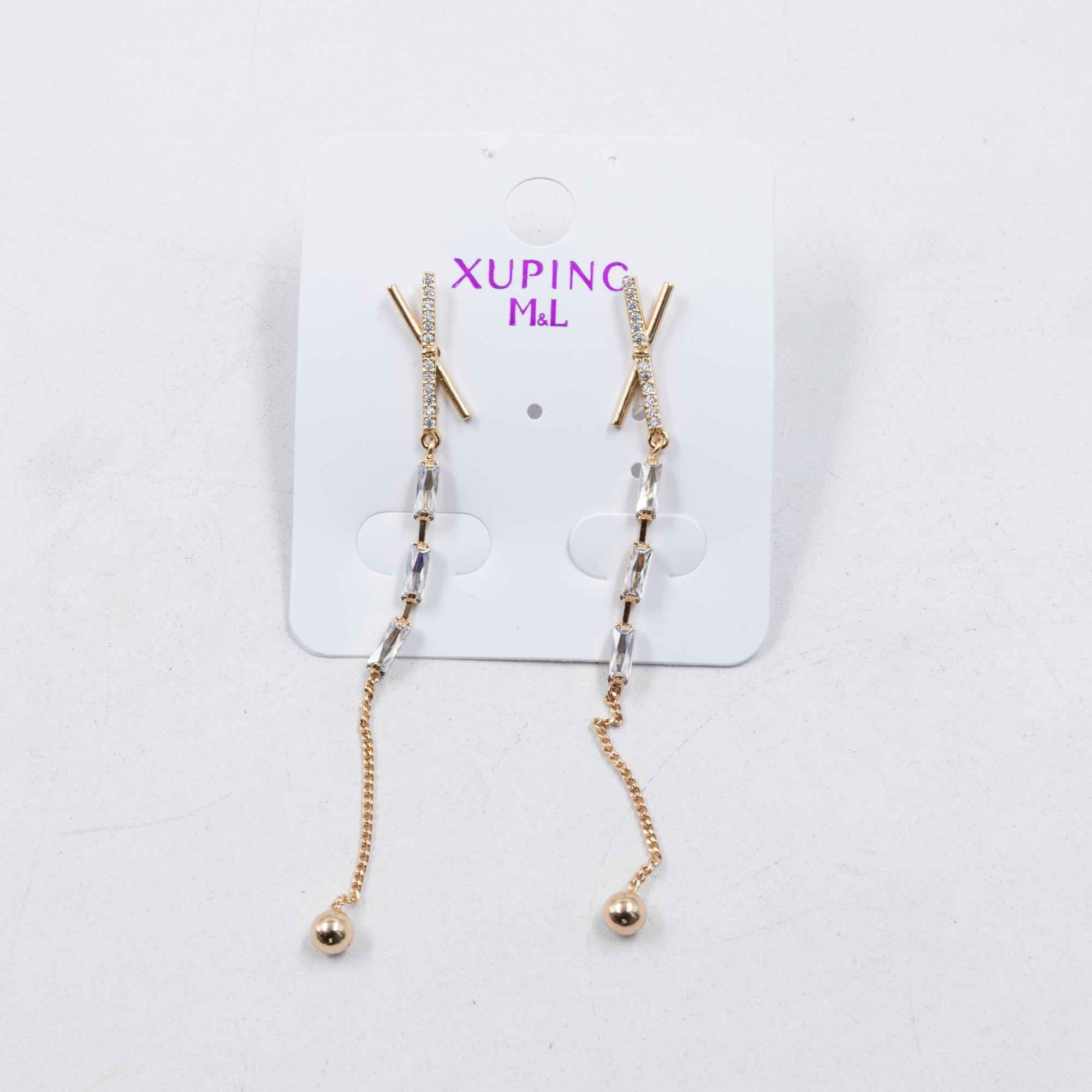 Aretes Xuping Dorados M14 Oro Laminado