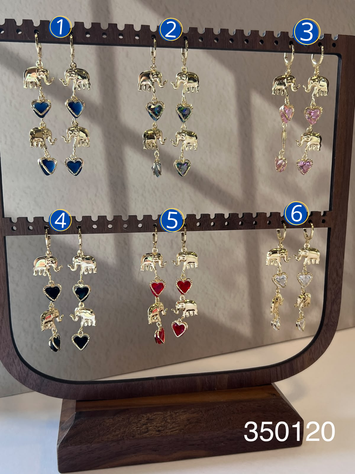 [13/AGOSTO/26] Aretes Largos Dorados M5 Oro Laminado