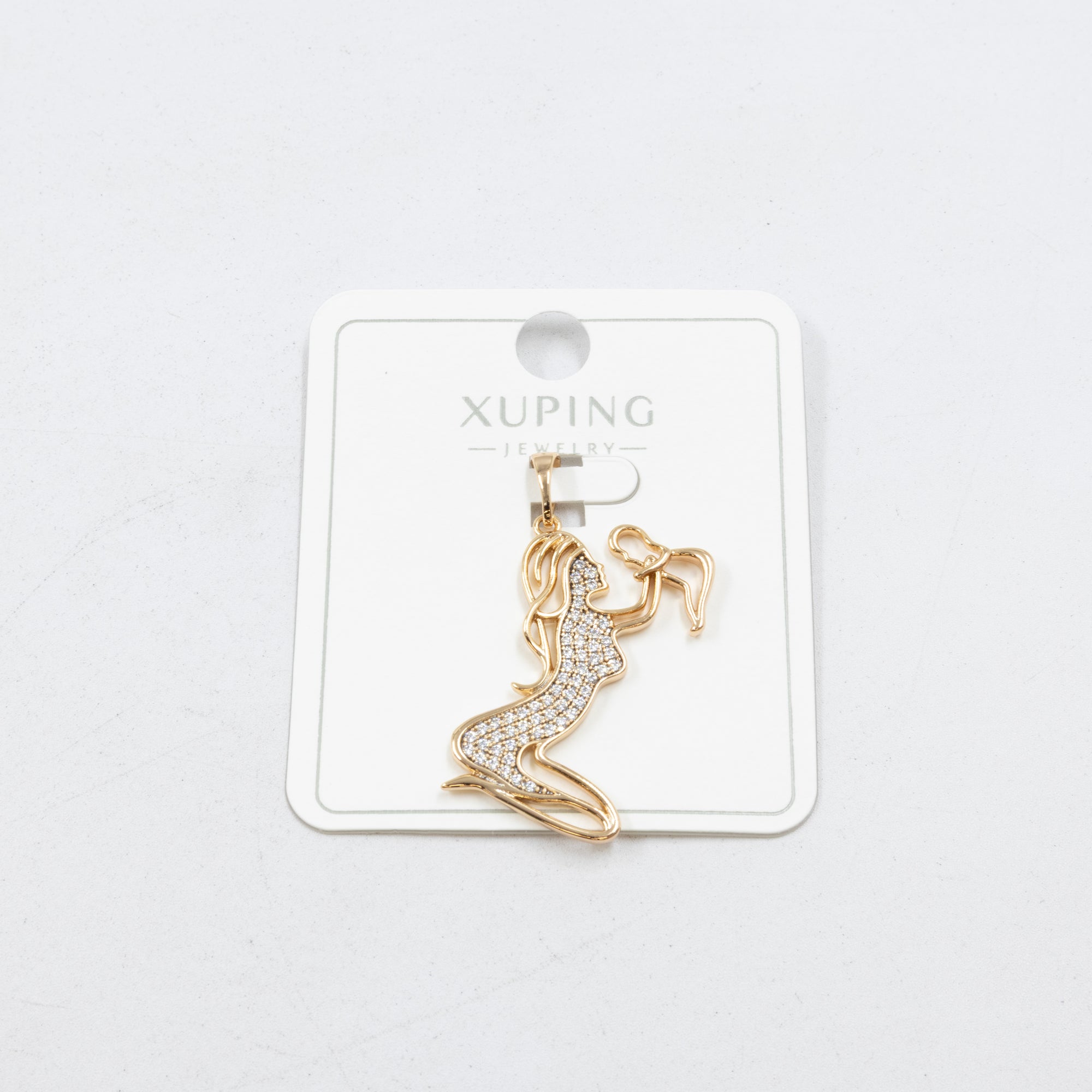Dijes Xuping con Piedras M7 Oro Laminado
