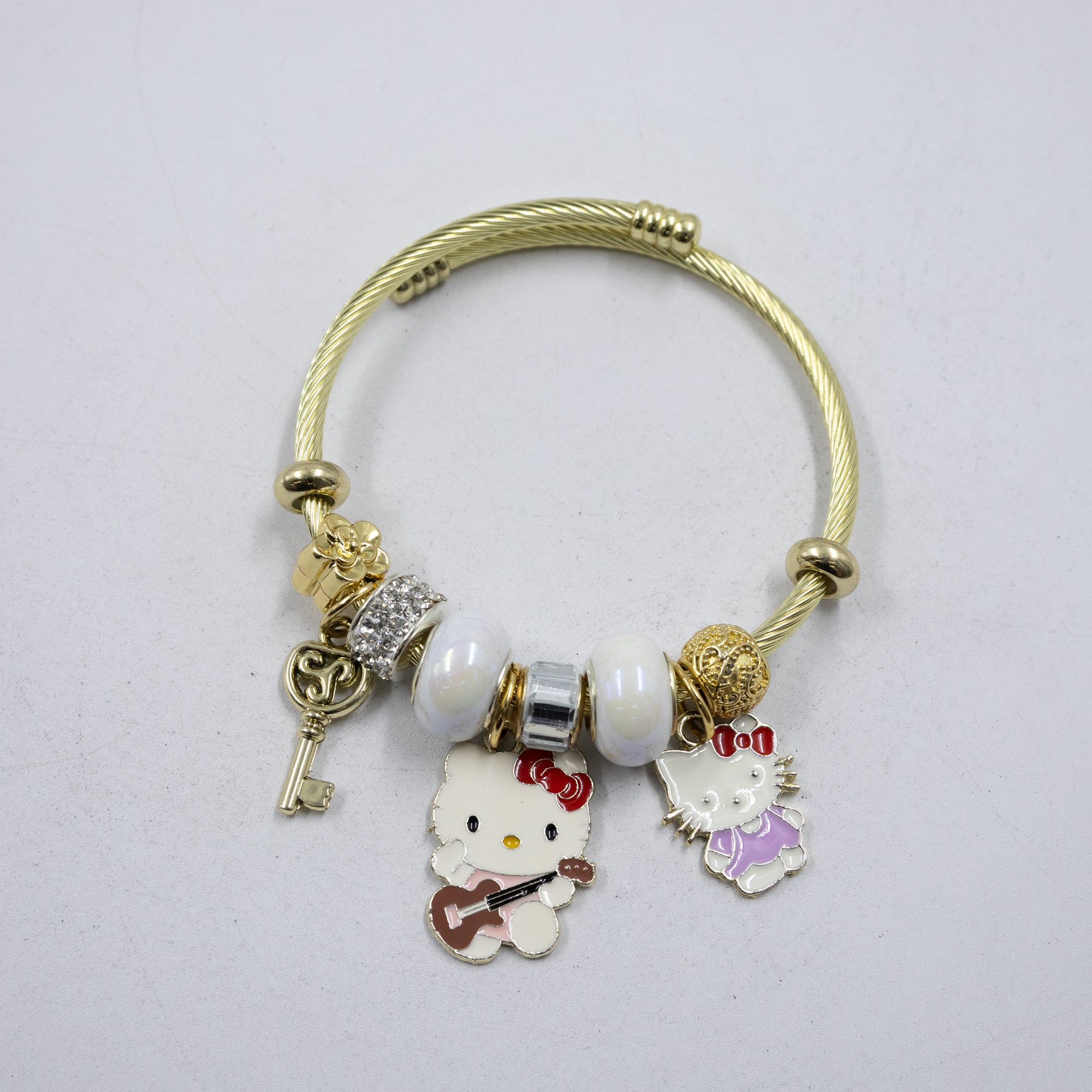 Pulsera tipo Pandora M1 Oro Laminado