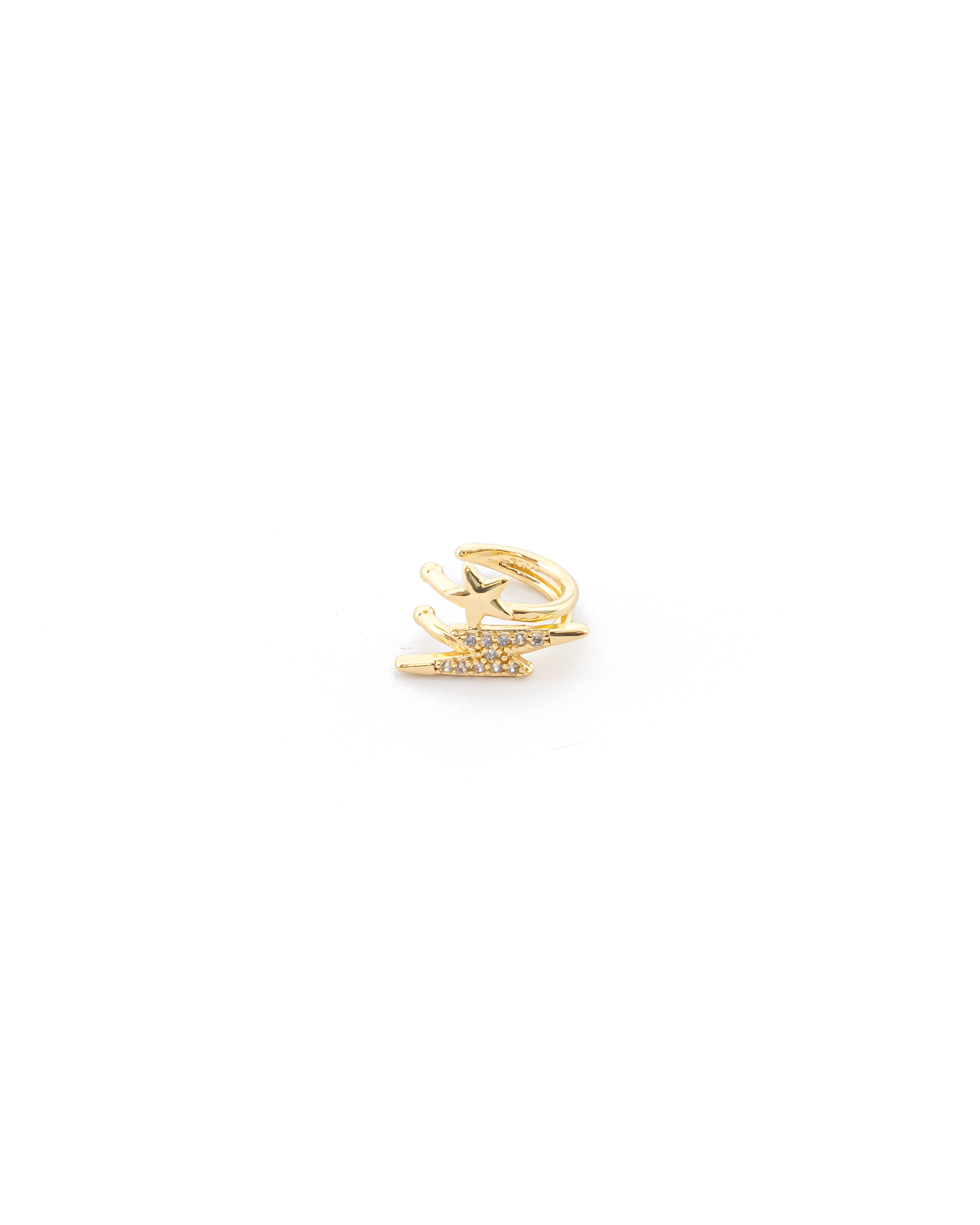 Aretes Simulador Dorados M4 Oro Laminado