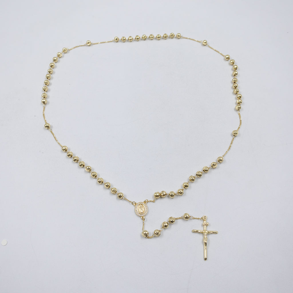 Collar Dorado Religioso M3 Oro Laminado