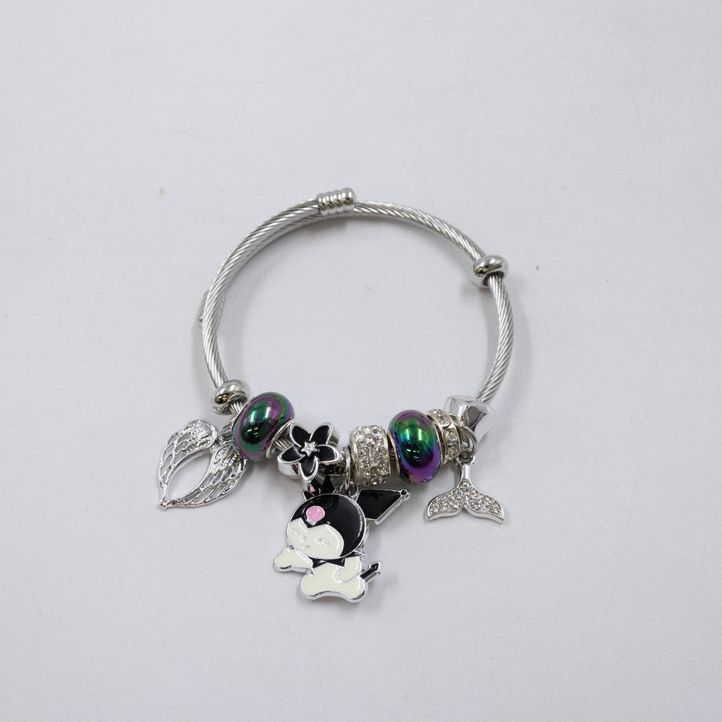 Pulsera tipo Pandora Plateados M6 Oro Laminado