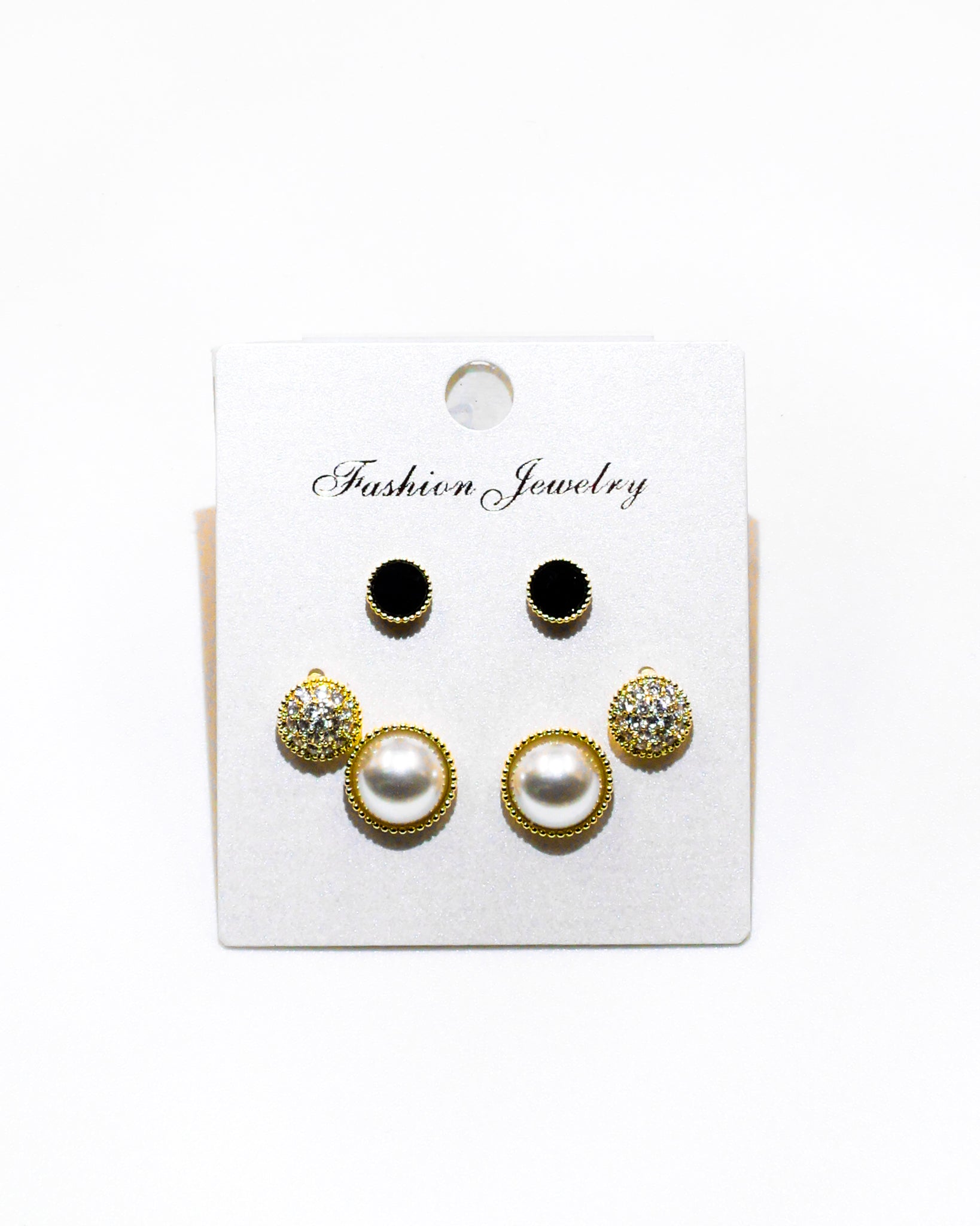 Set Aretes X3 - M5 Oro Laminado