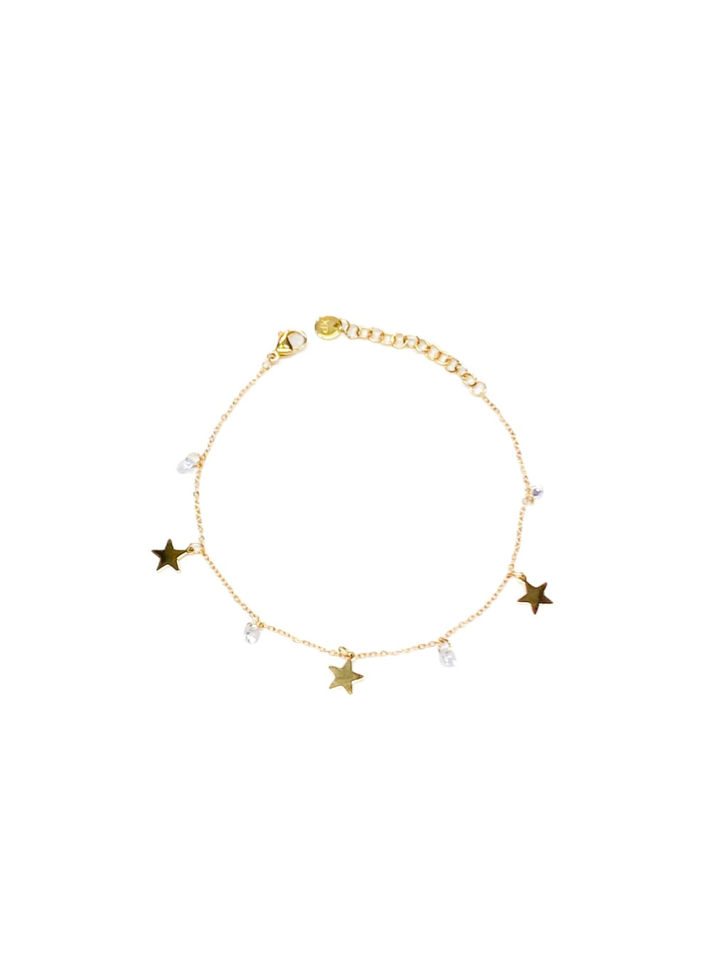 Pulsera Dorada con Dije - M3 Oro Laminado