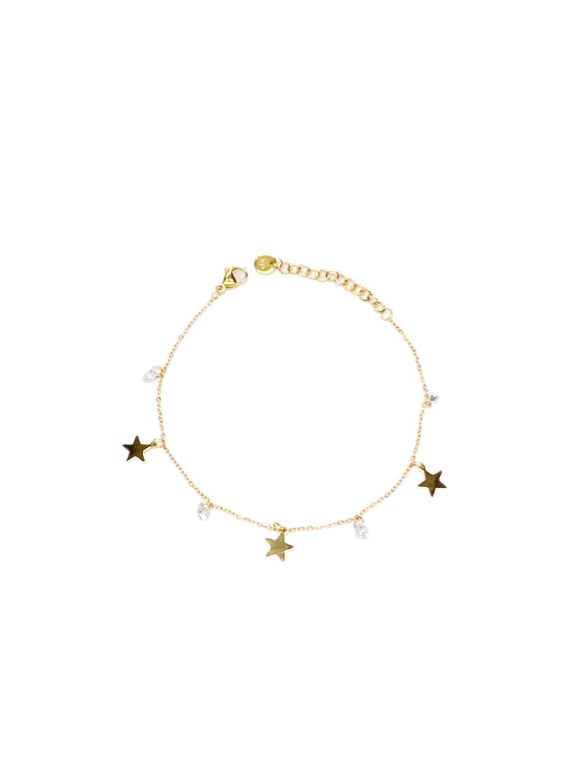 Pulsera Dorada con Dije - M3 Oro Laminado