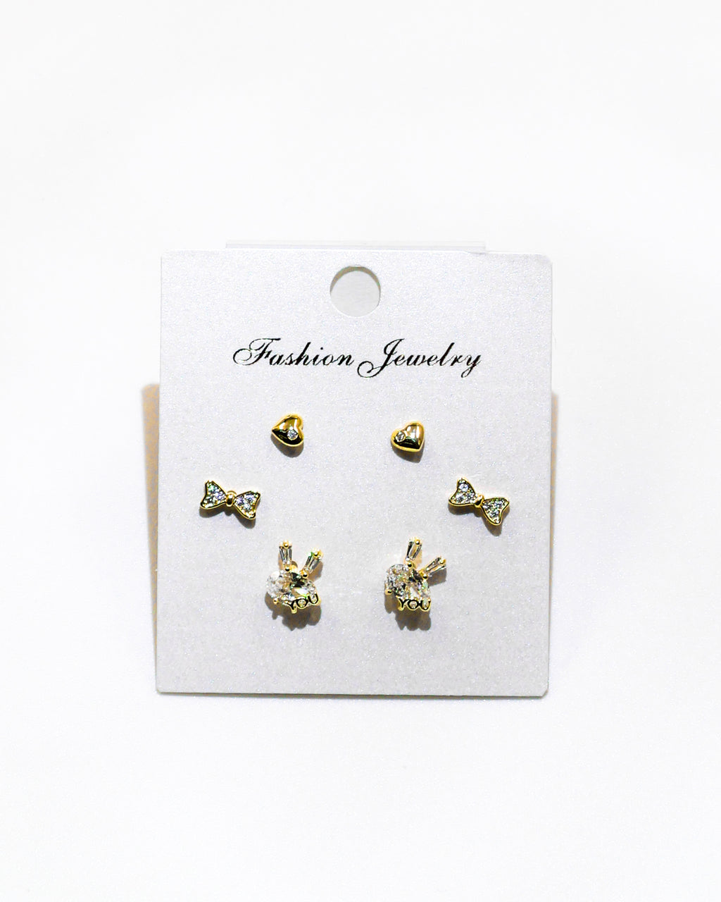 Set Aretes X3 - M18 Oro Laminado