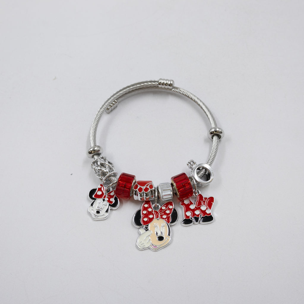 Pulsera tipo Pandora Plateados M8 Oro Laminado