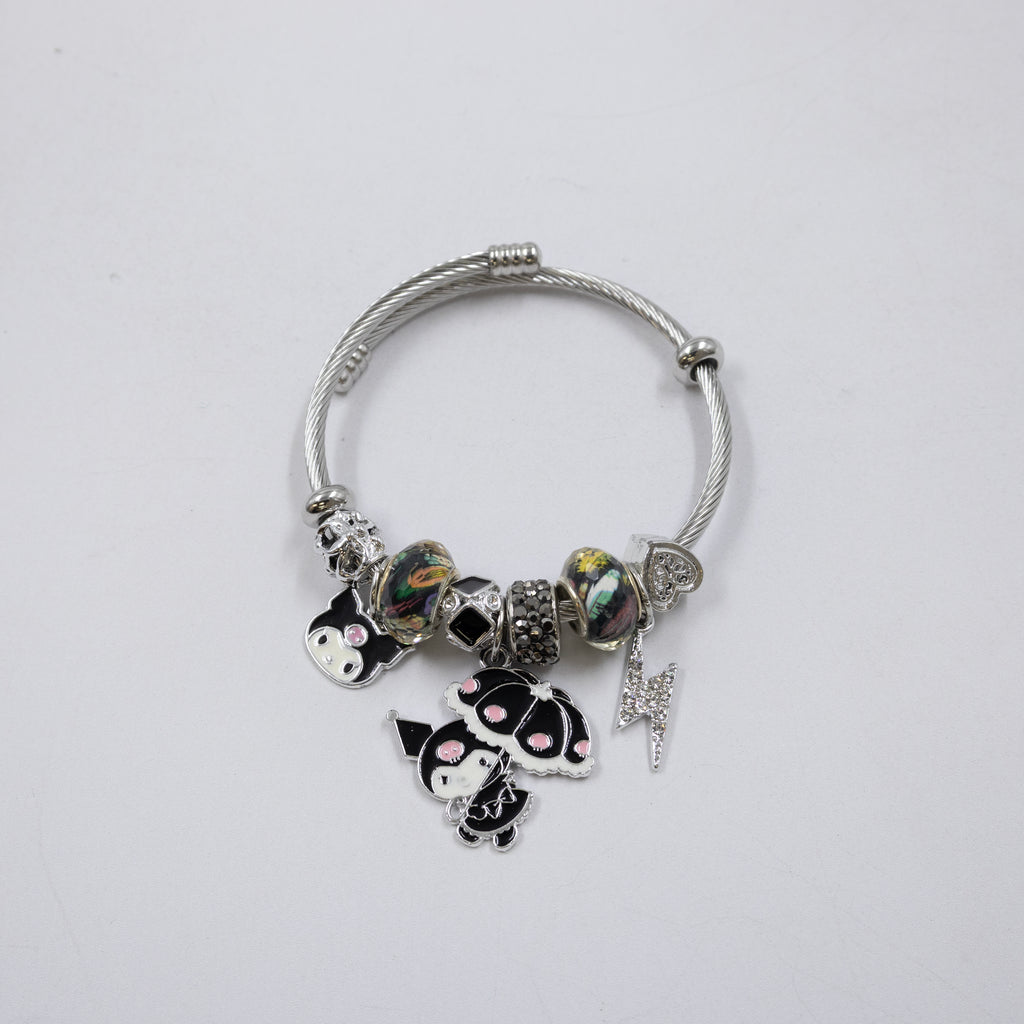 Pulsera tipo Pandora Plateados M3 Oro Laminado