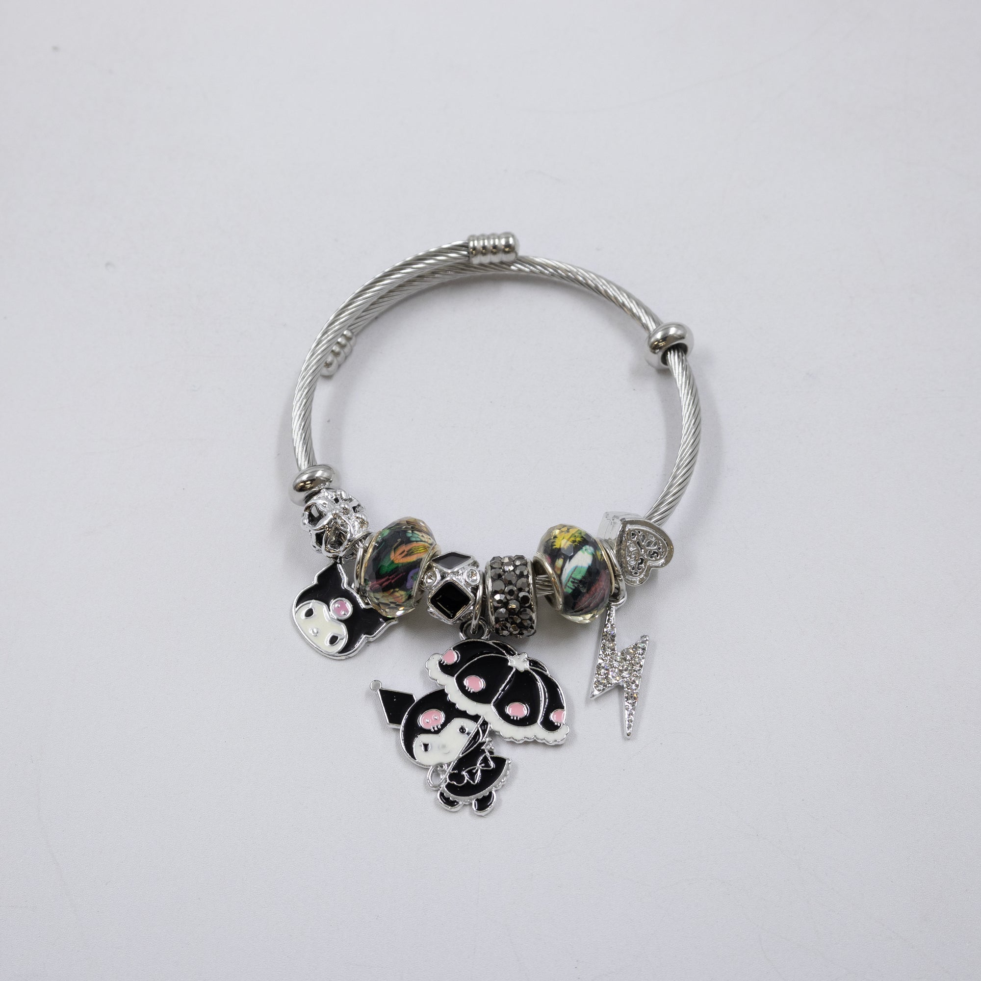 Pulsera tipo Pandora Plateados M3 Oro Laminado