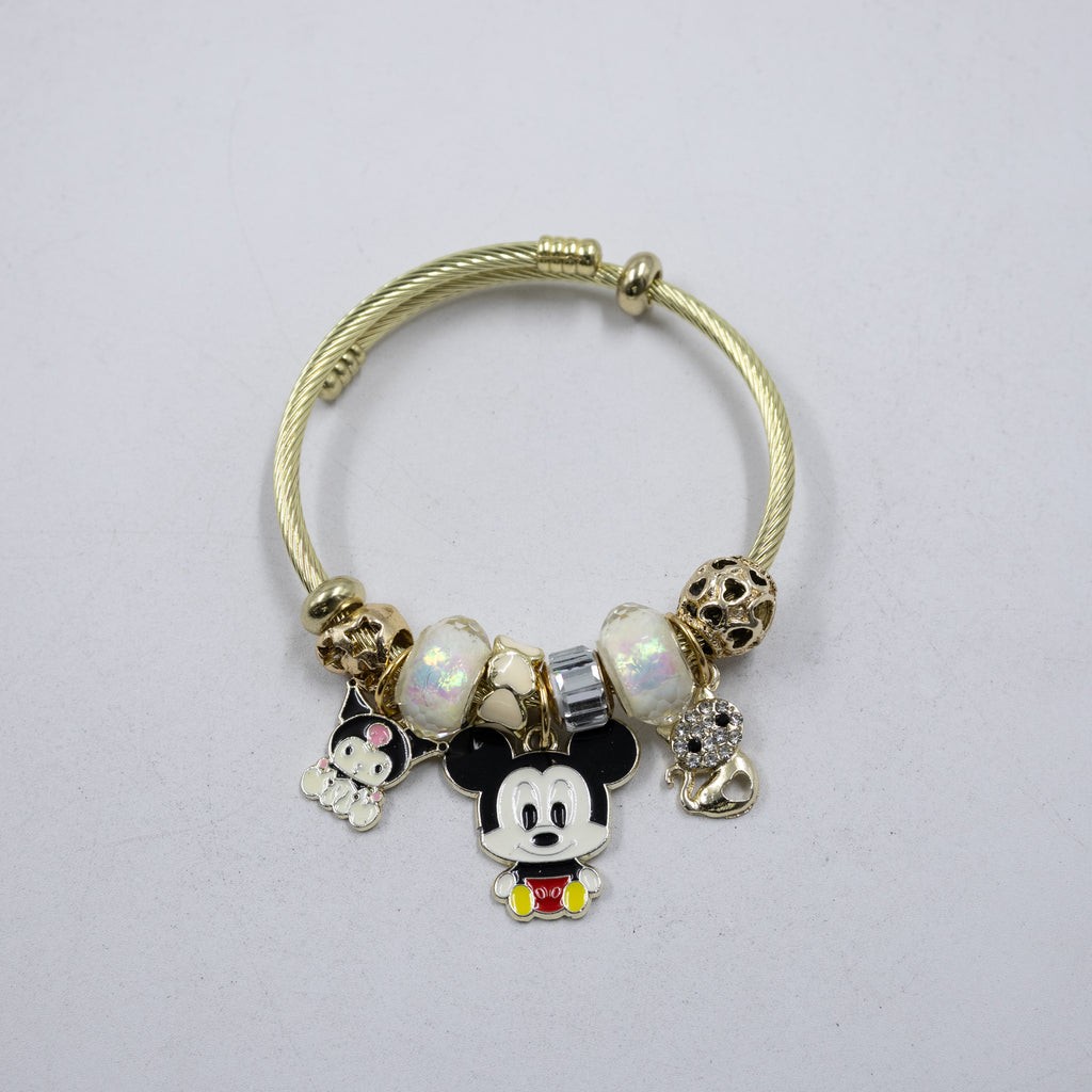 Pulsera tipo Pandora M9 Oro Laminado
