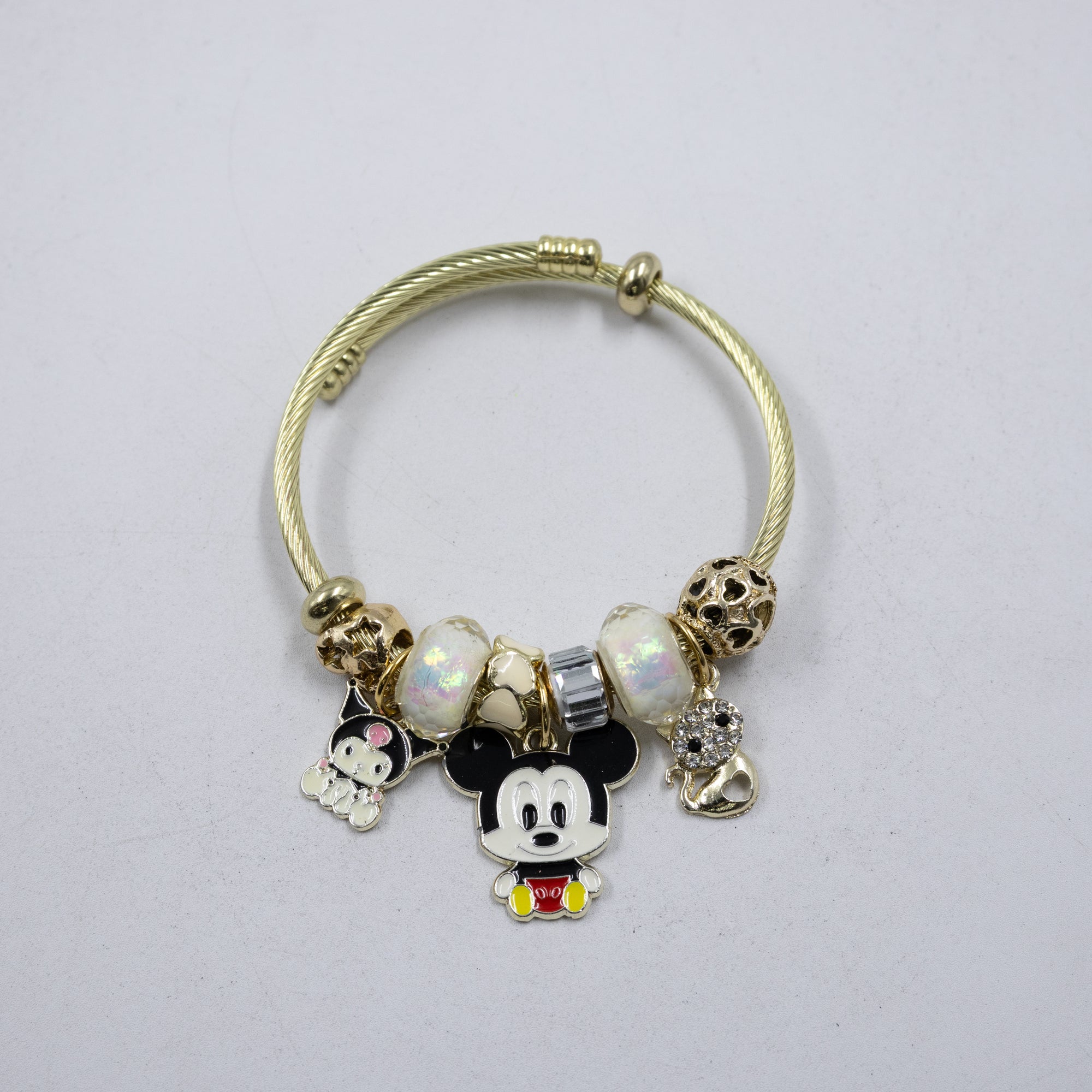 Pulsera tipo Pandora M9 Oro Laminado
