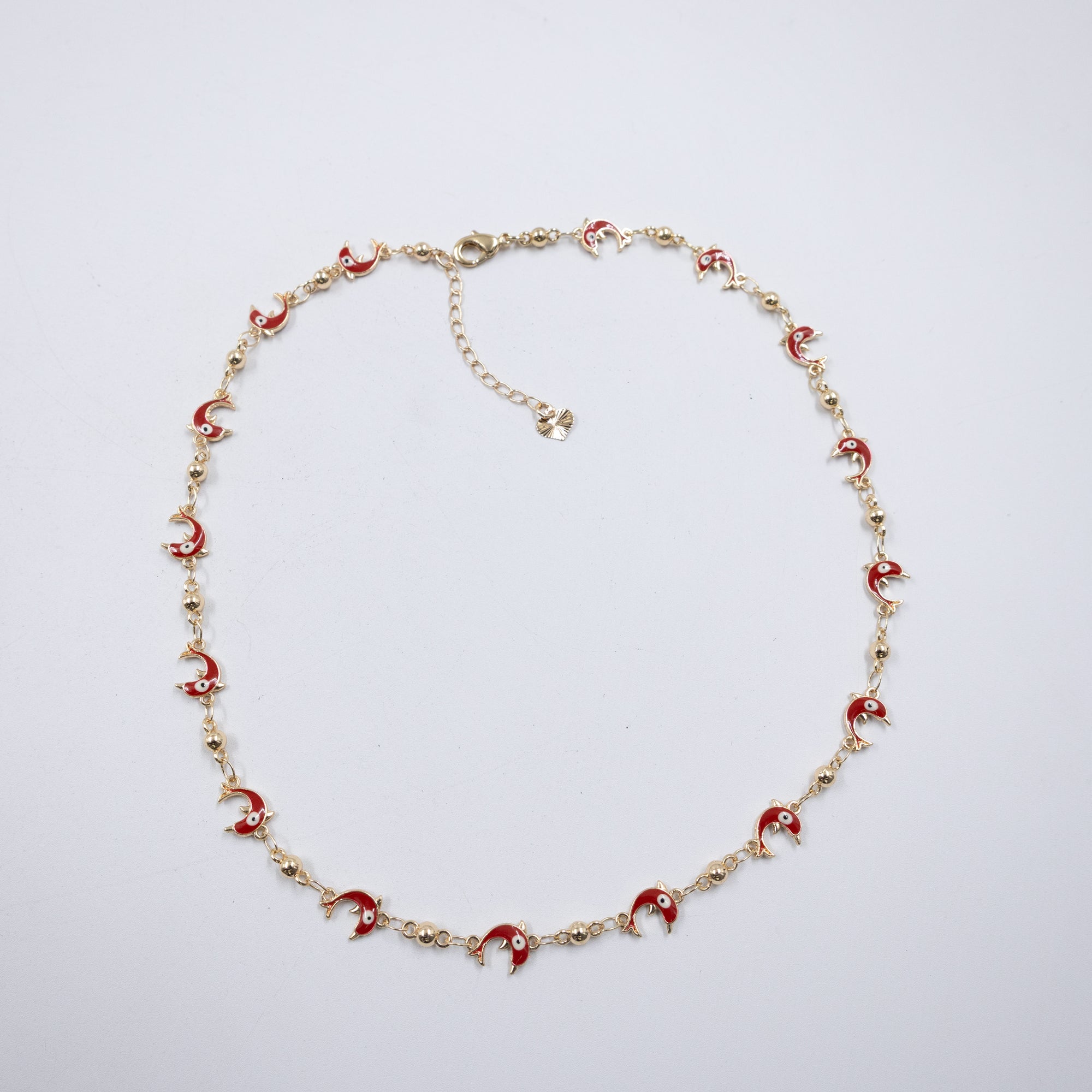 Collar Dorado de Ojo Turco M6 Oro Laminado