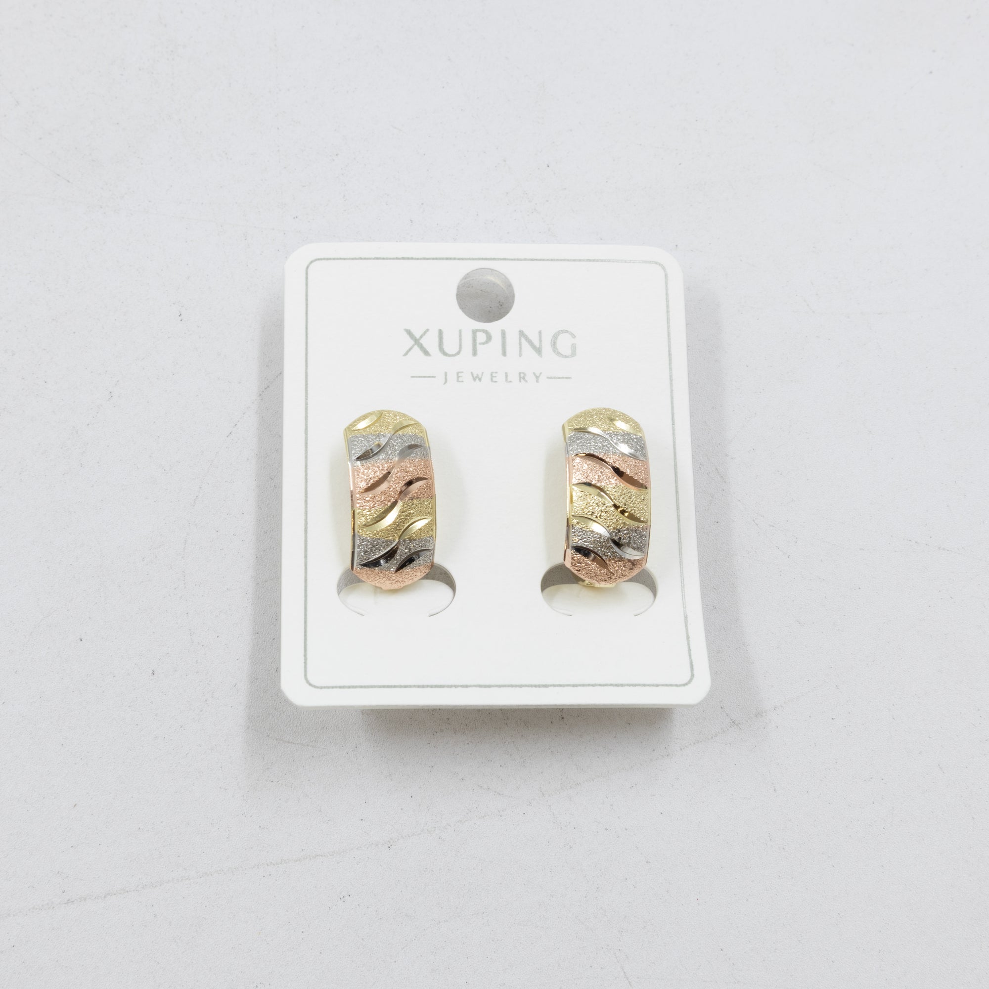 Aretes Oro Florentino Xuping M2 Oro Laminado