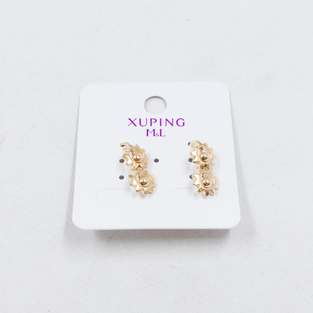 Aretes Xuping Dorados M2 Oro Laminado