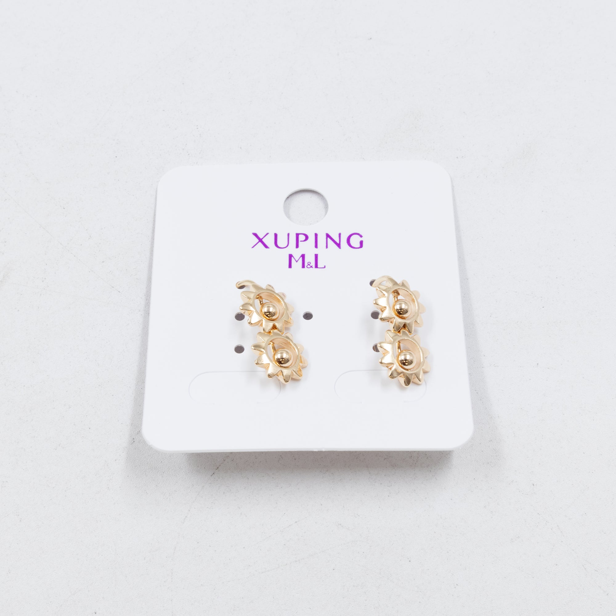 Aretes Xuping Dorados M2 Oro Laminado