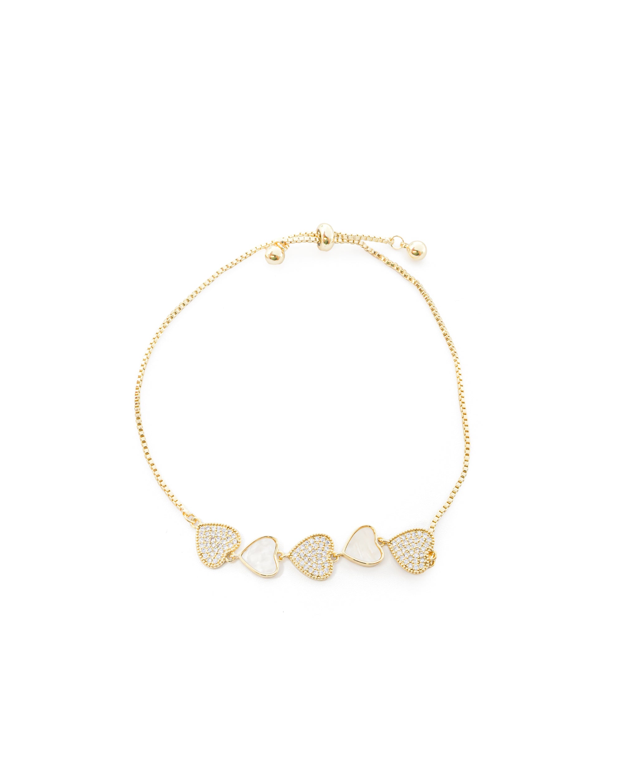 Pulsera Dorada Ansheli M19 - Oro Laminado