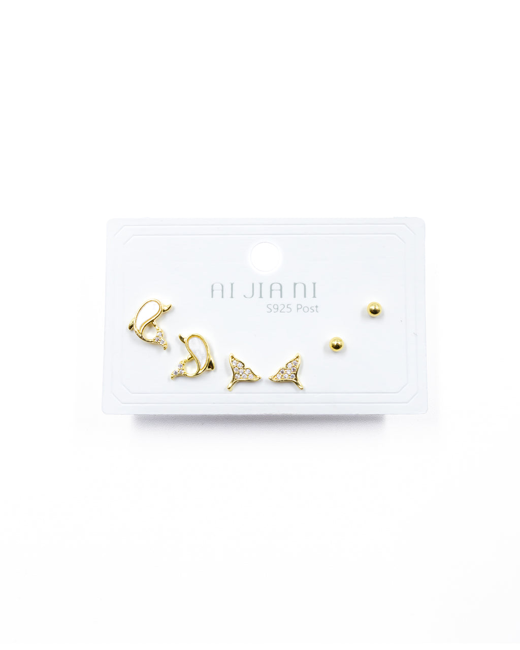 ARETES PAQUETE DE 3 M3 ORO LAMINADO