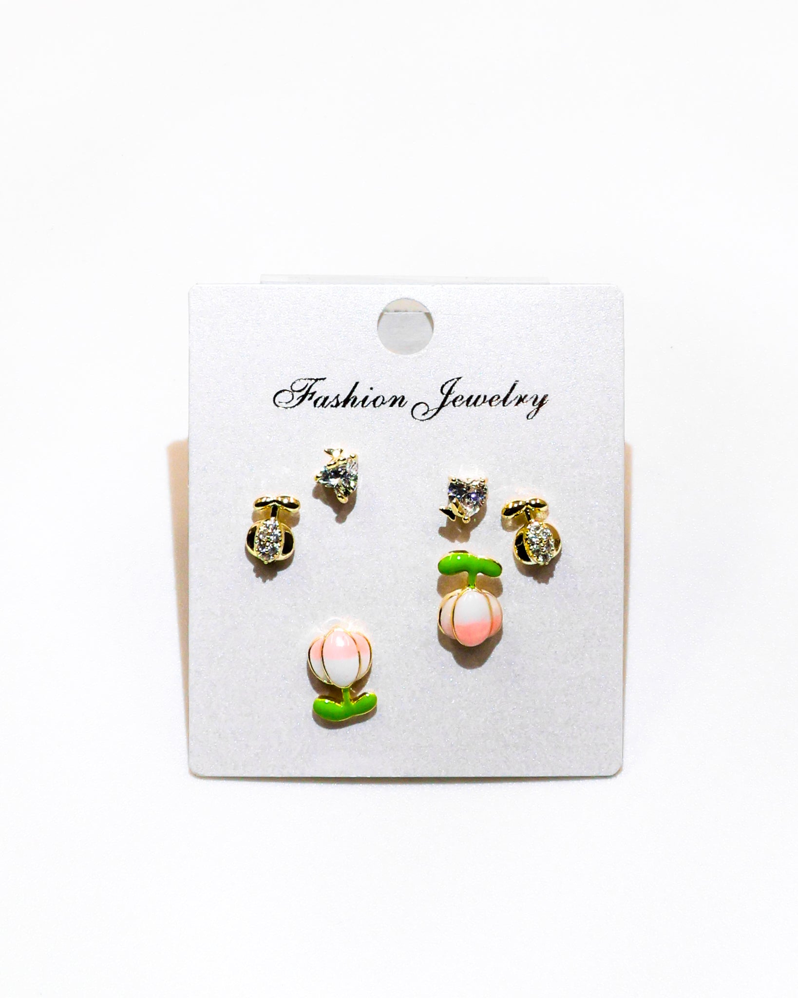 Set Aretes X3 - M7 Oro Laminado