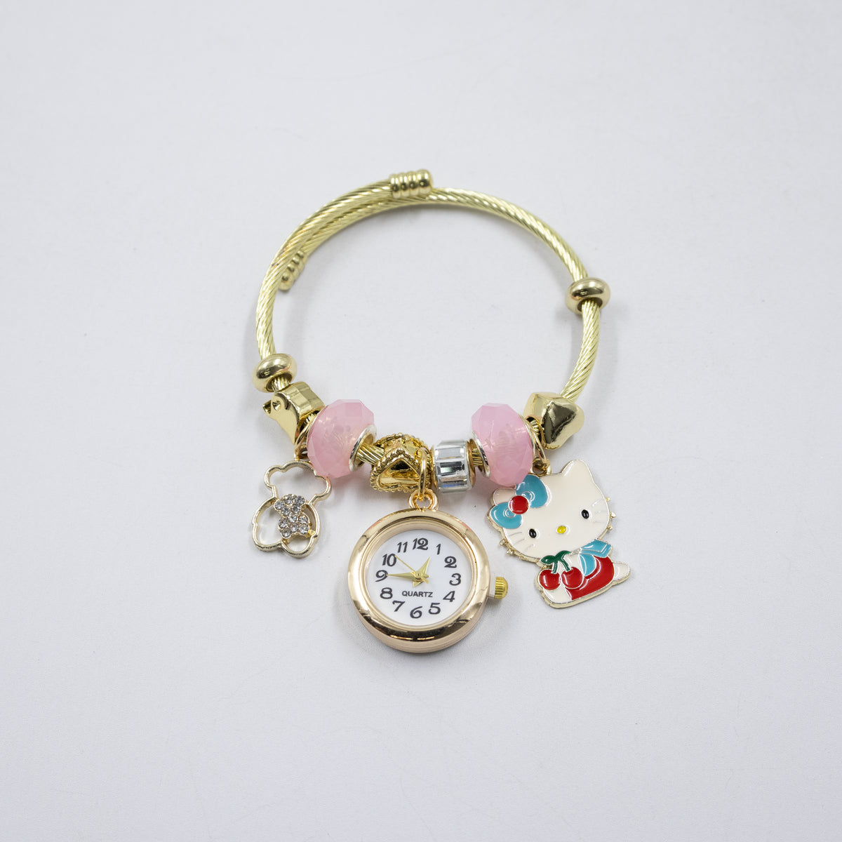 Pulsera tipo Pandora Dorados M21 Oro Laminado