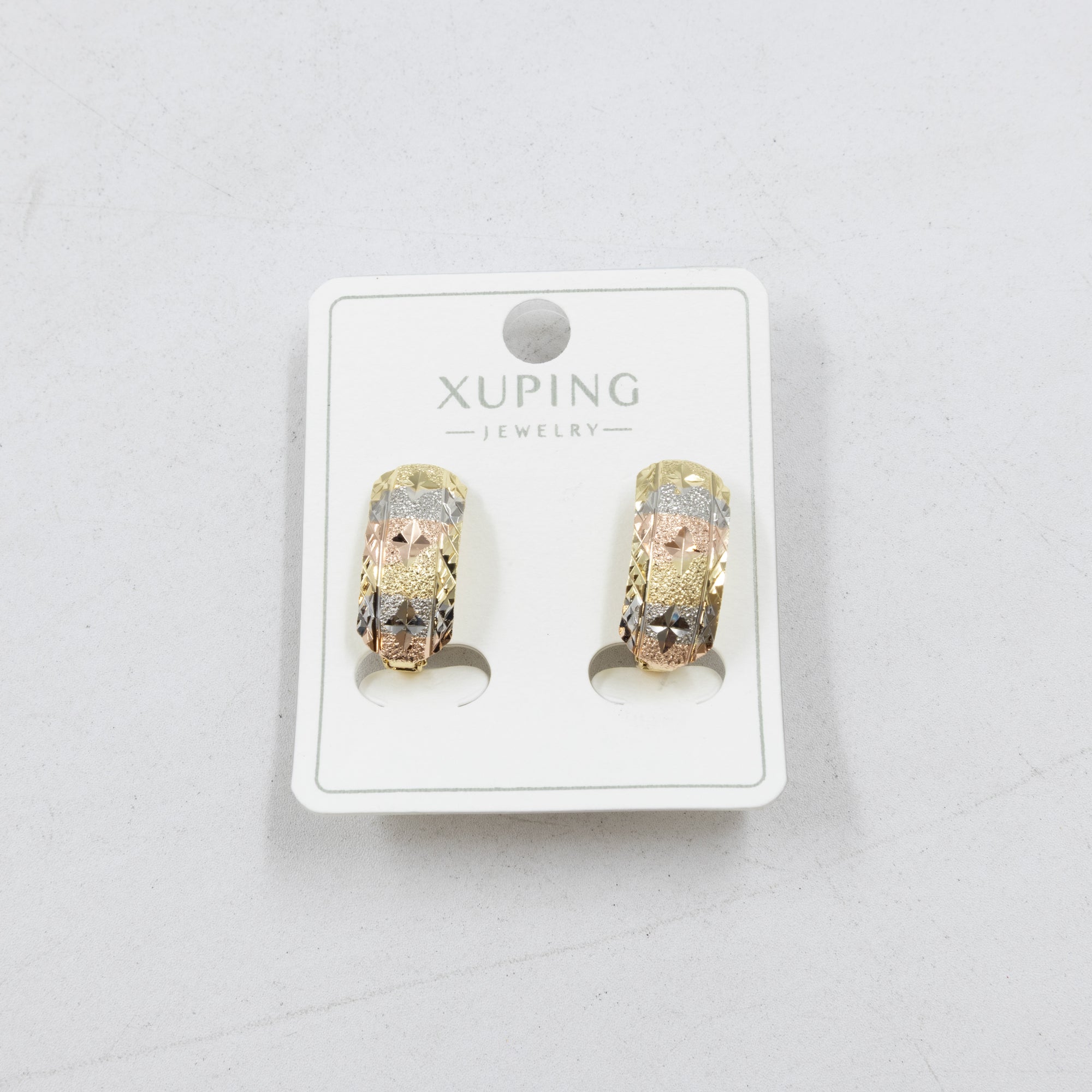 Aretes Oro Florentino Xuping M1 Oro Laminado
