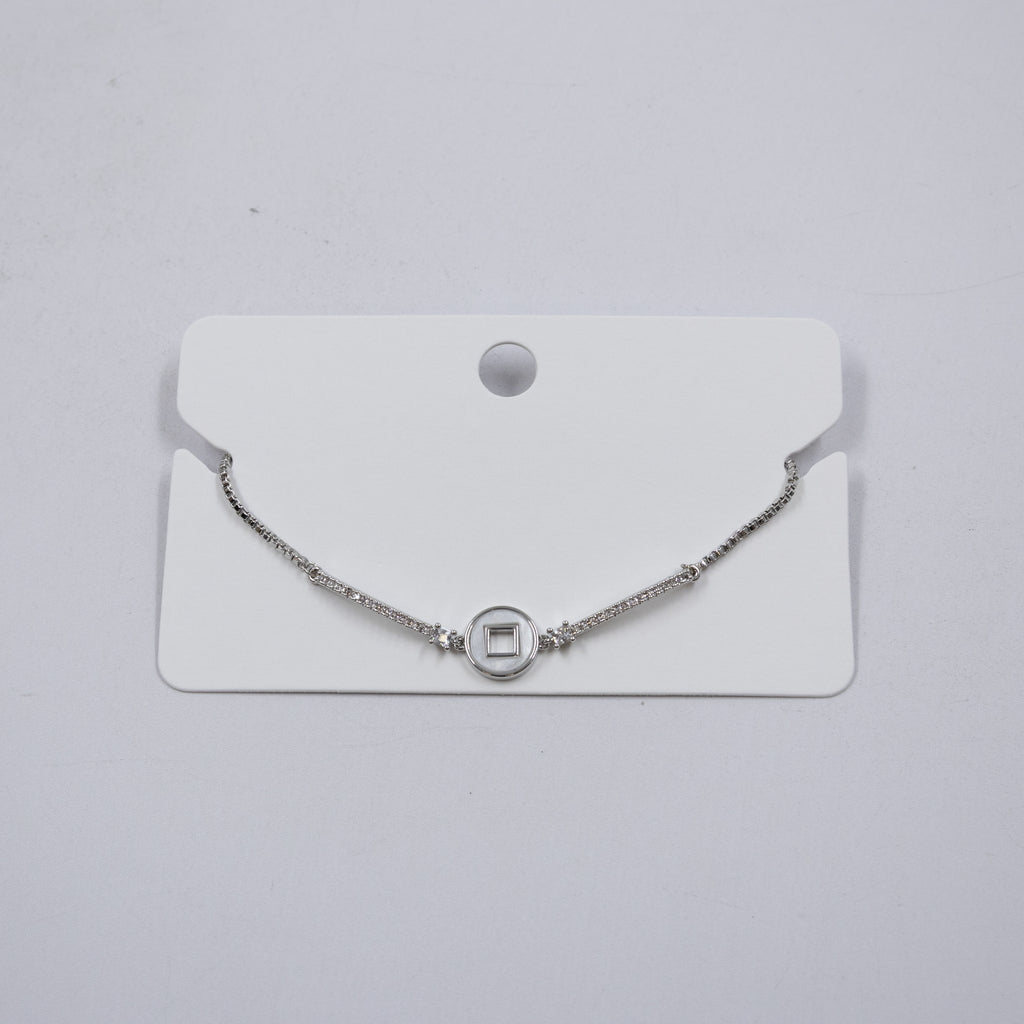 Pulsera Plateada Ansheli 40 Oro Laminado