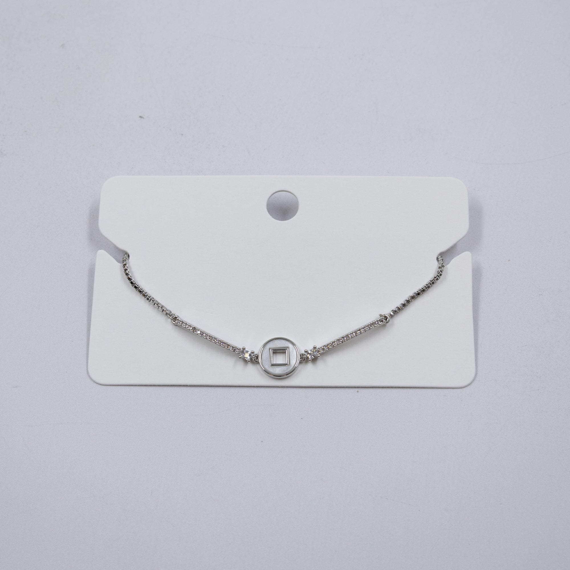 Pulsera Plateada Ansheli 40 Oro Laminado