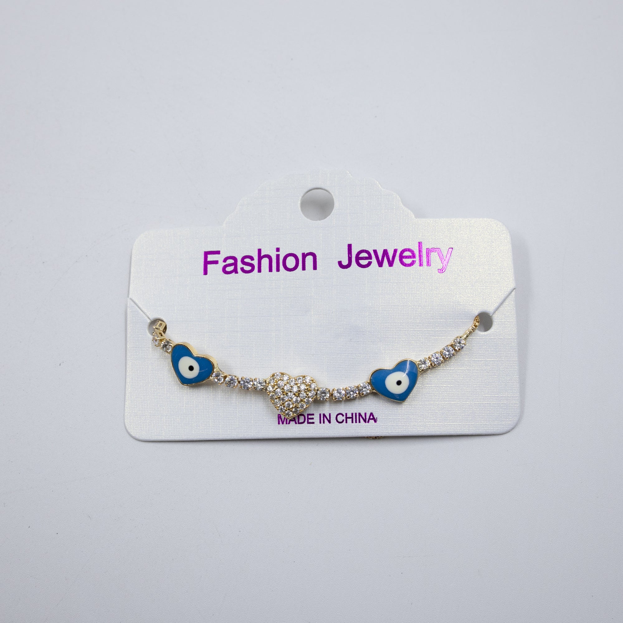 Pulsera Dorada de Ojo Turco M4 Oro Laminado