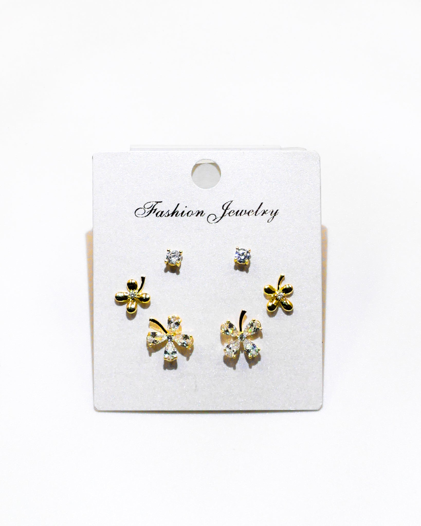 Set Aretes X3 - M116 Oro Laminado