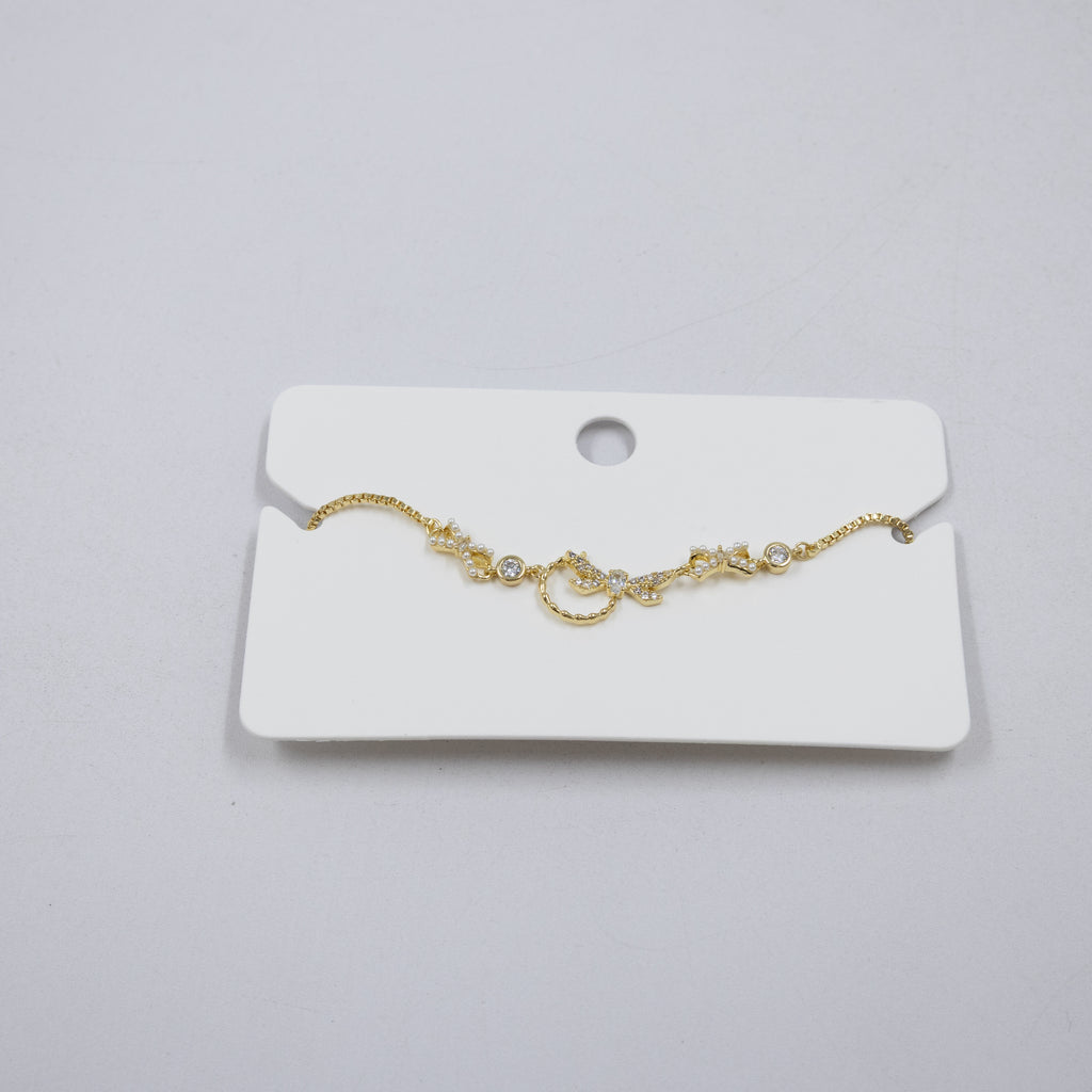 Pulsera Dorada Ansheli 33 Oro Laminado