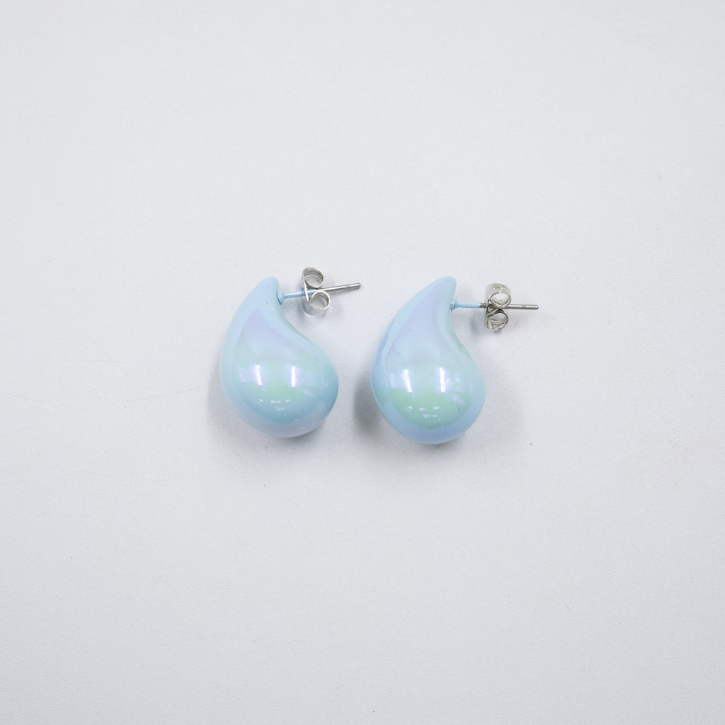 Aretes Chicos de colores M1 Oro Laminado